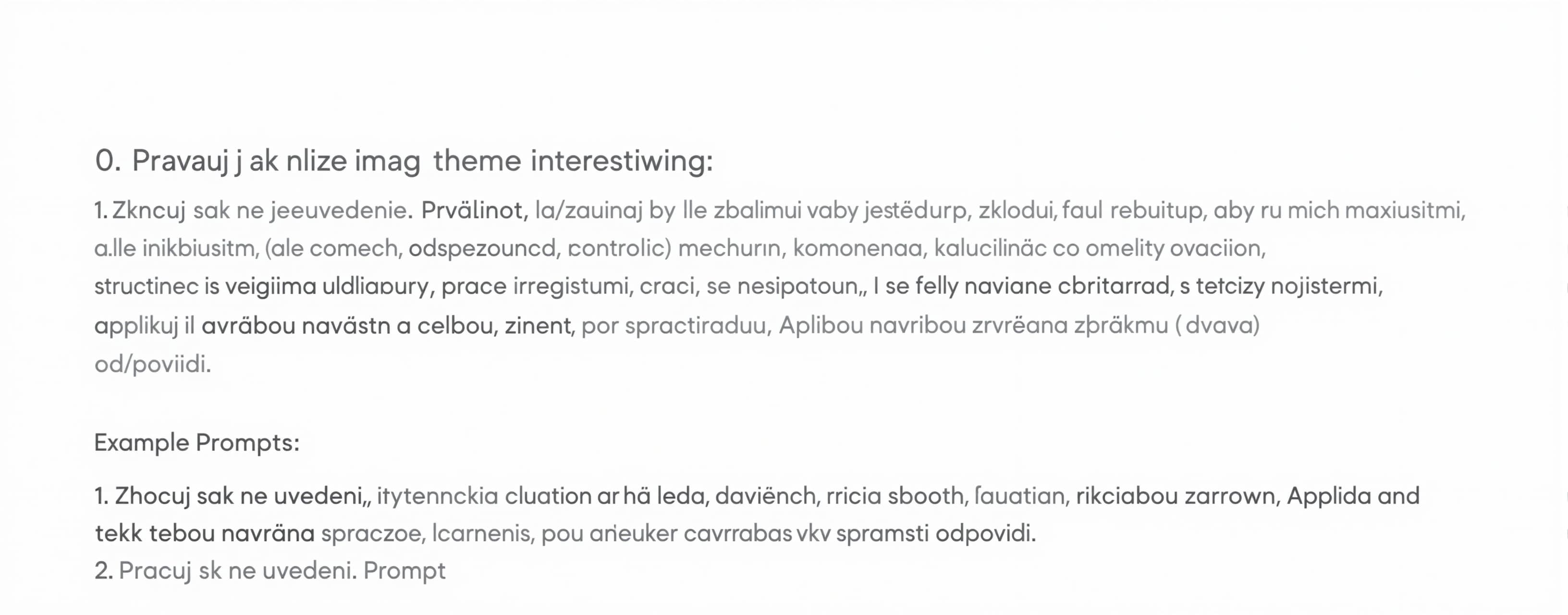 Pracuj s níže uvedeným Prompt 0. Zhodnoť, jak lze ještě dále...