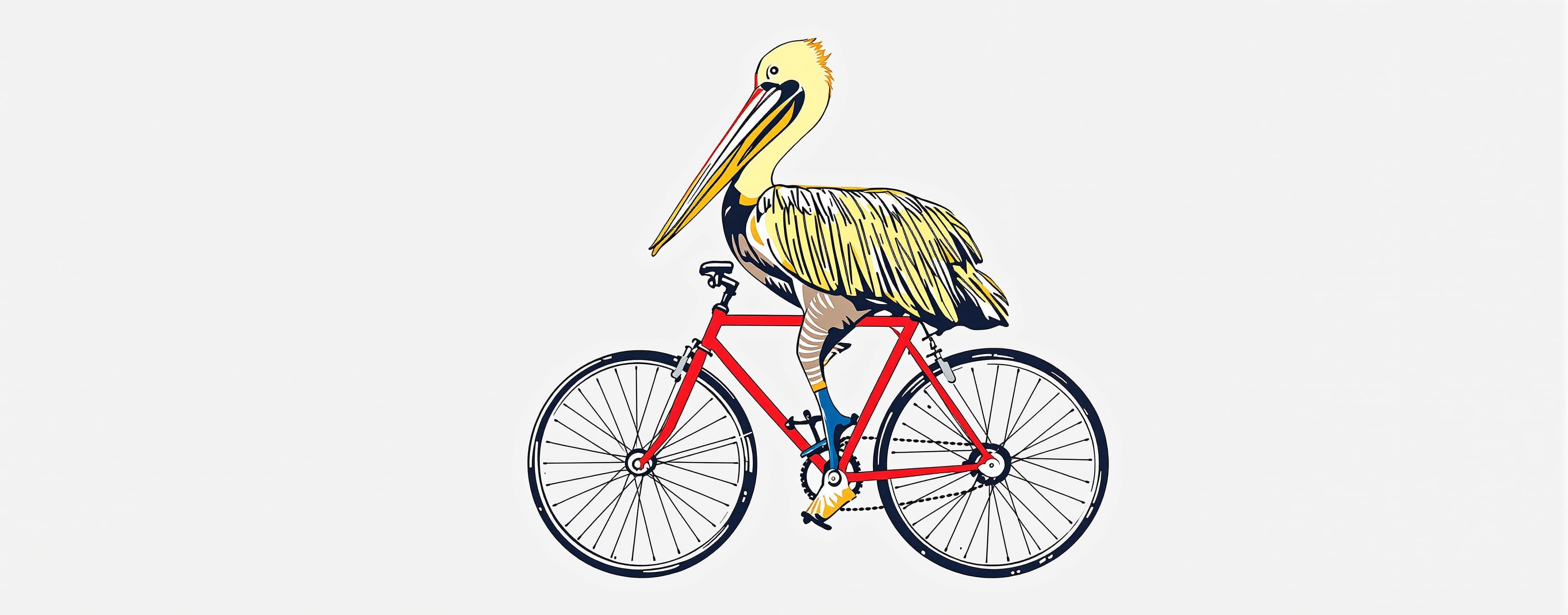 "Generate an SVG of a California brown pelican in full breed...