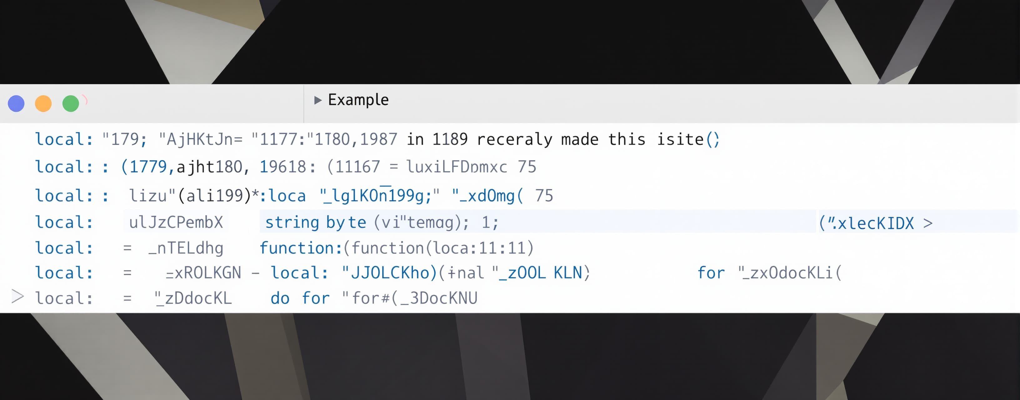Deobfuscation