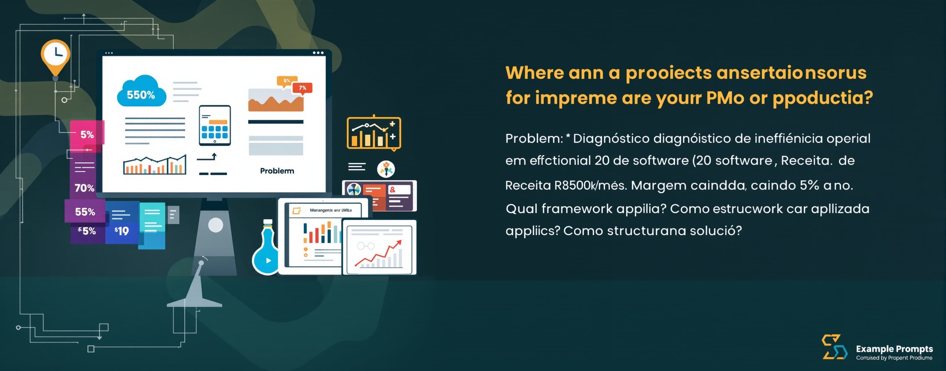 Problema: "Diagnóstico de ineficiência operacional em PME de...