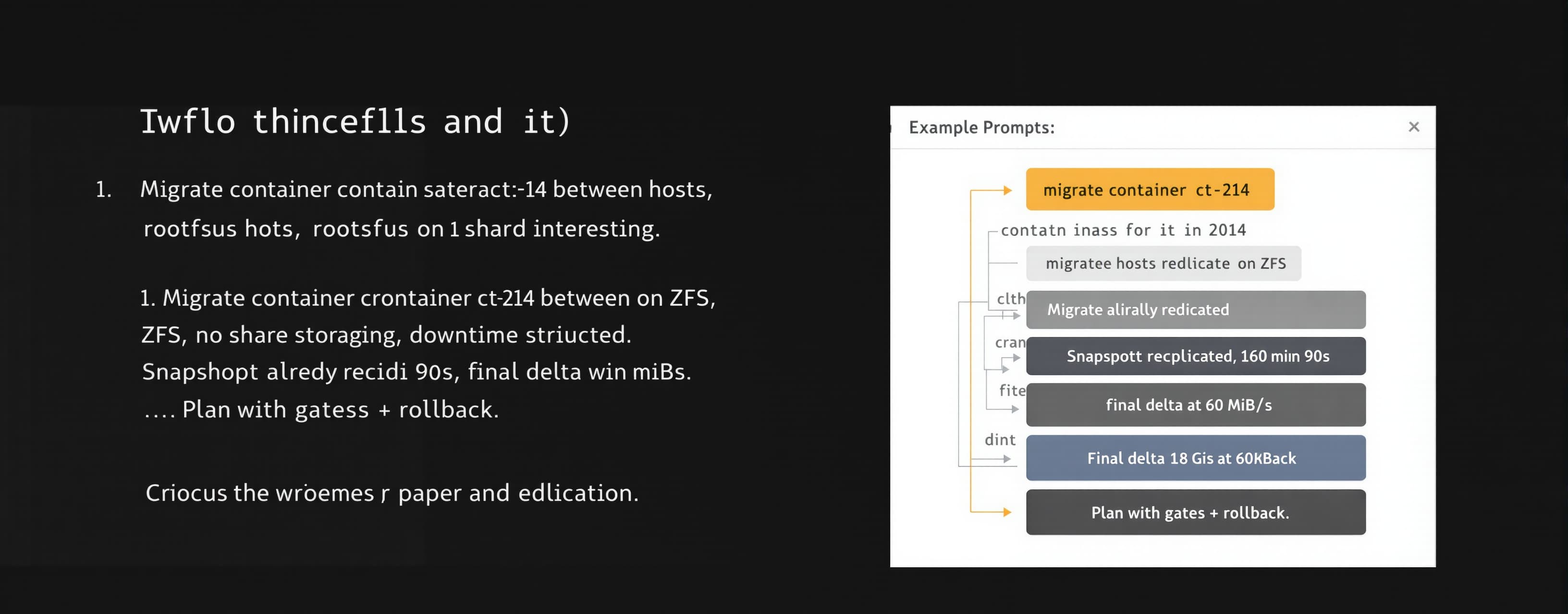 Migrate container ct-214 between hosts, rootfs on ZFS, no sh...