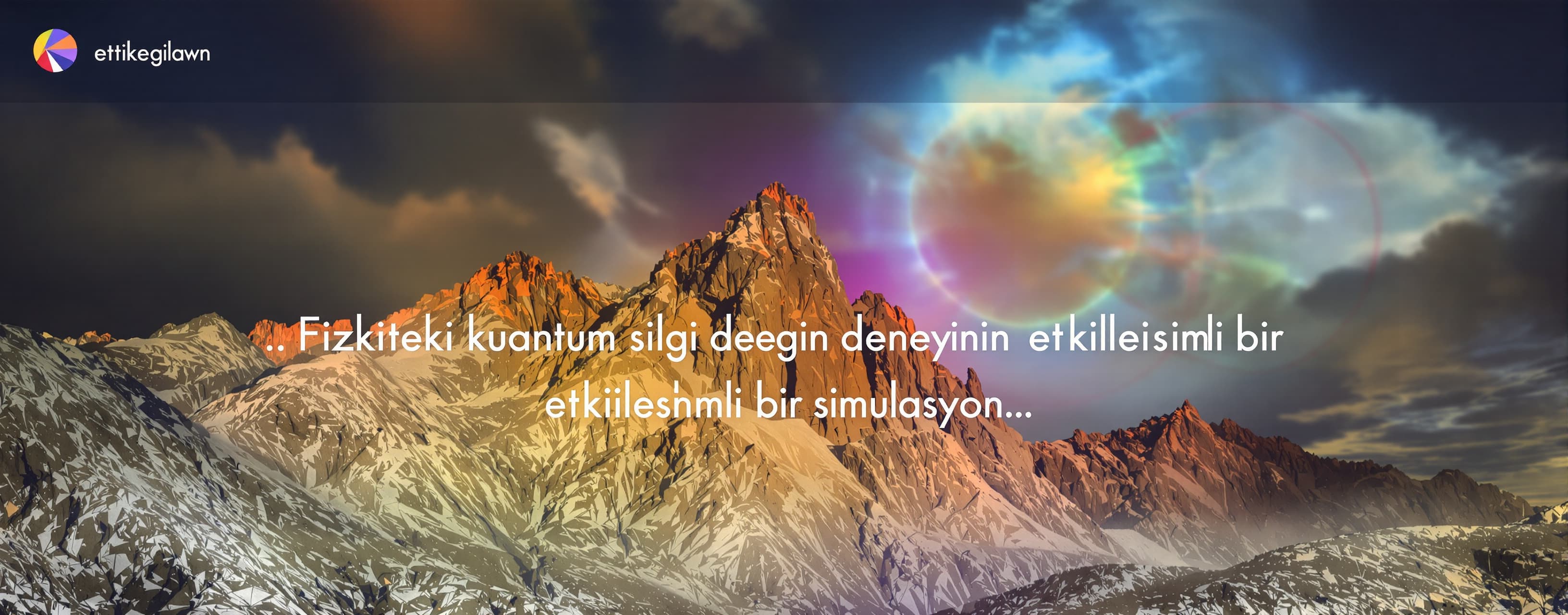 Fizikteki kuantum silgi deneyinin etkileşimli bir simulasyon...