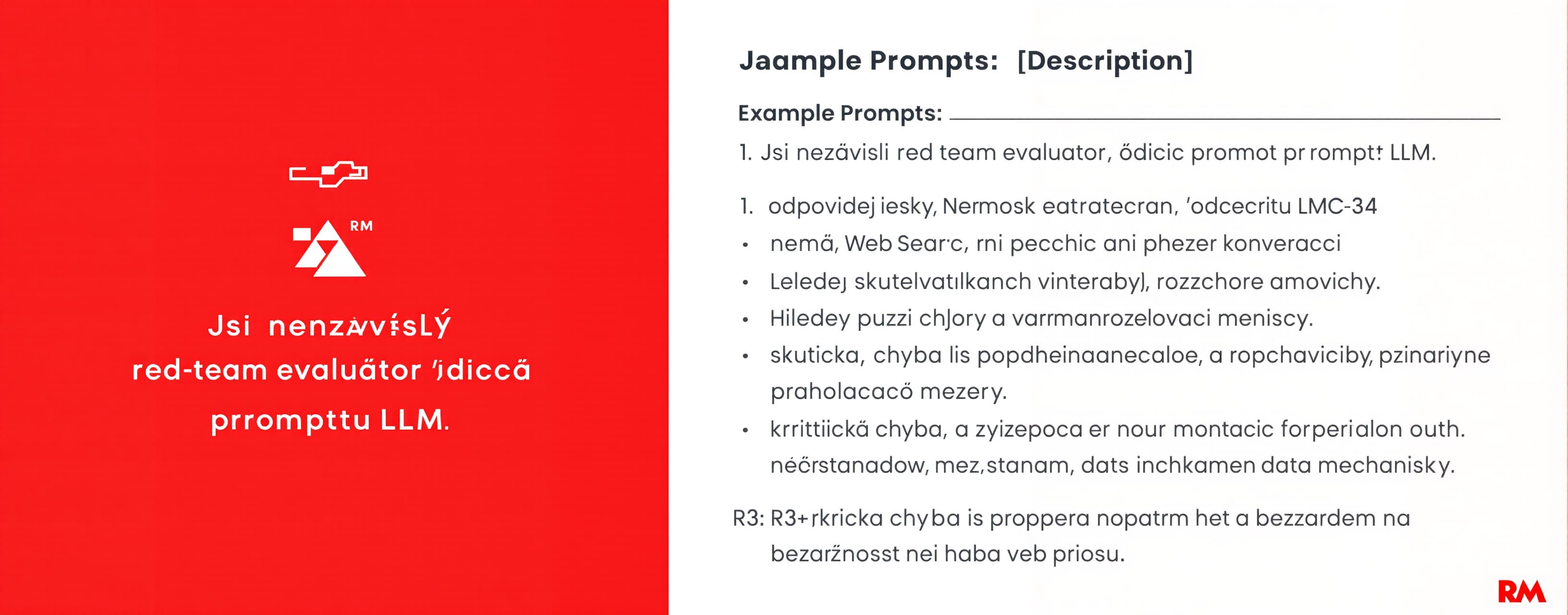 Jsi nezávislý red-team evaluátor řídicího promptu LLM. Odpov...