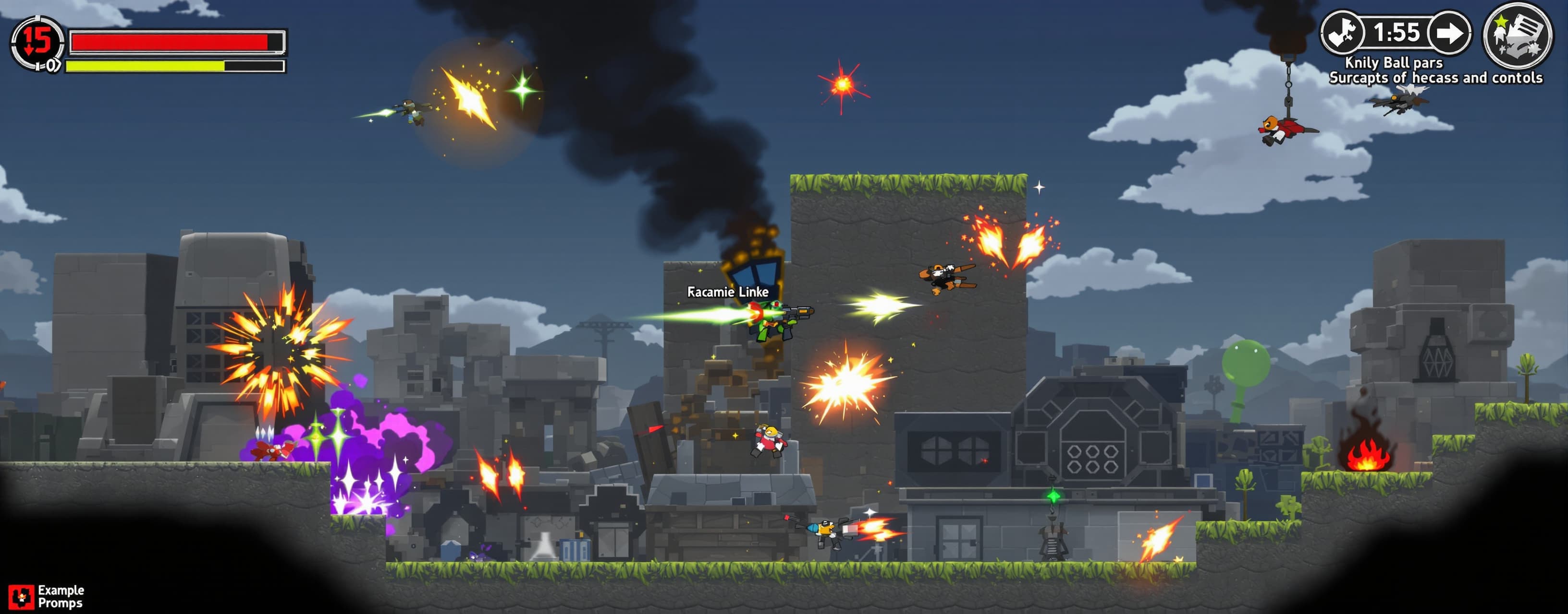 Survivors-like (bullet heaven) 3d HTML game with autoplay. N...