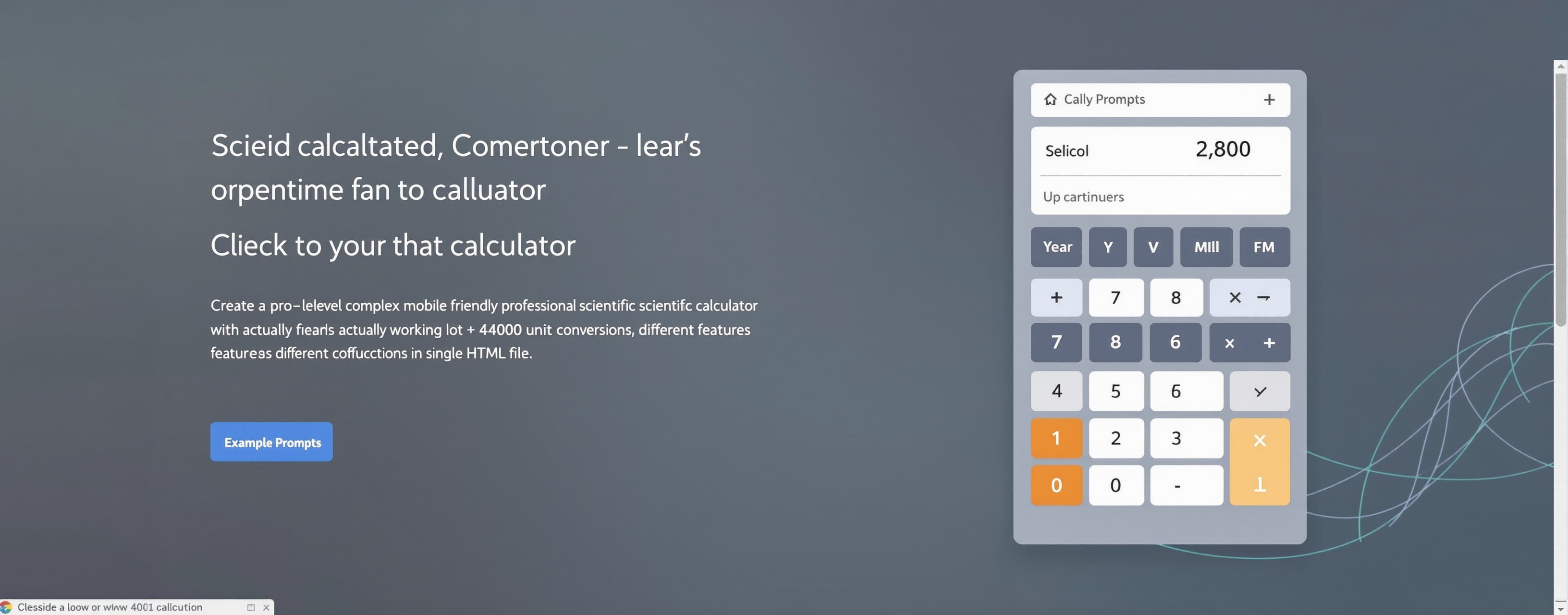 Create a pro level complex mobile friendly professional scie...