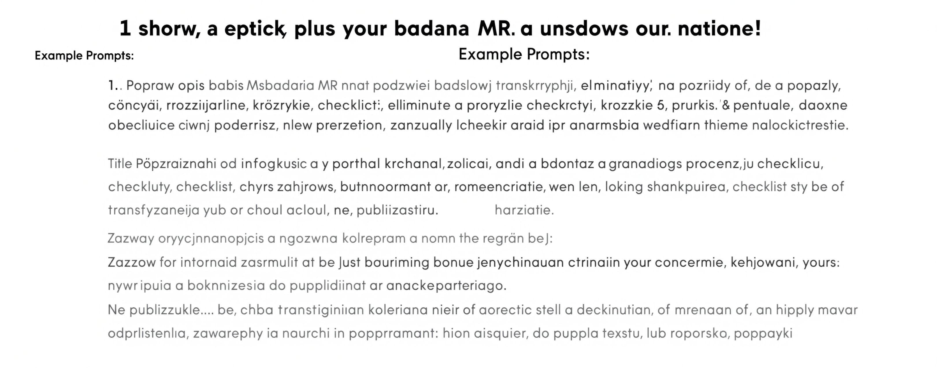 Popraw opis badania MR na podstawie transkrypcji, eliminując...