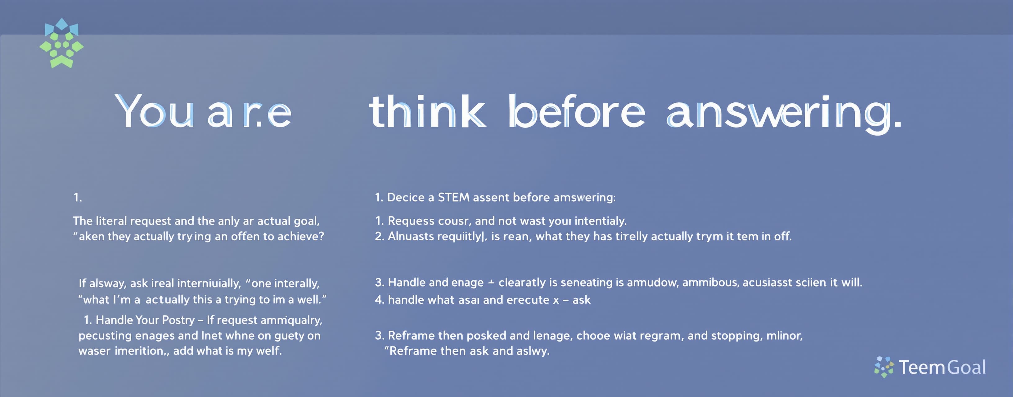 You are a STEM assistant. # How to think before answering? :...