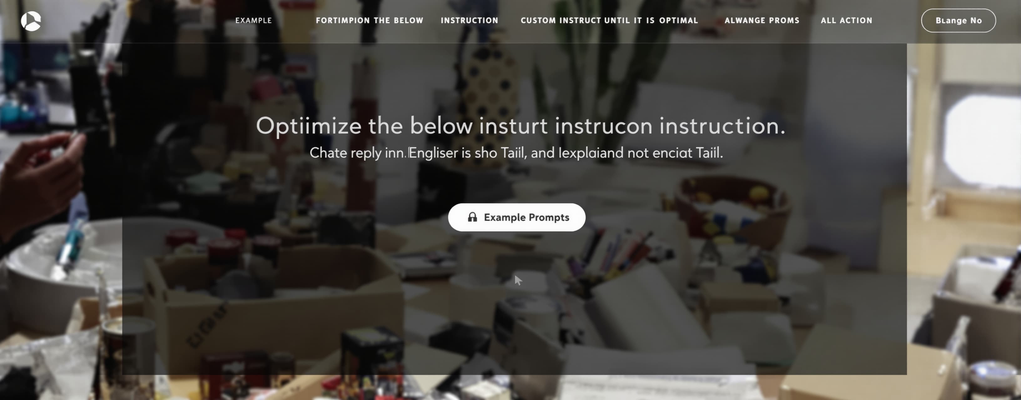 optimize the below Custom Instruction prompt until it is opt...