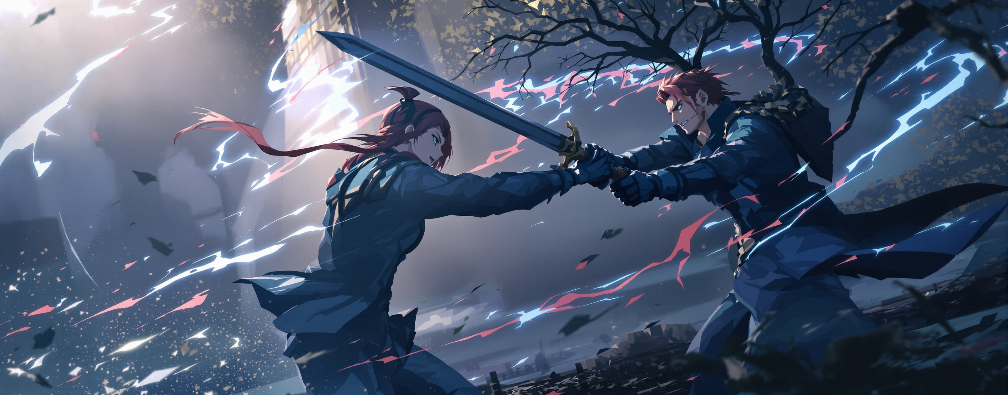 write swordfight scene