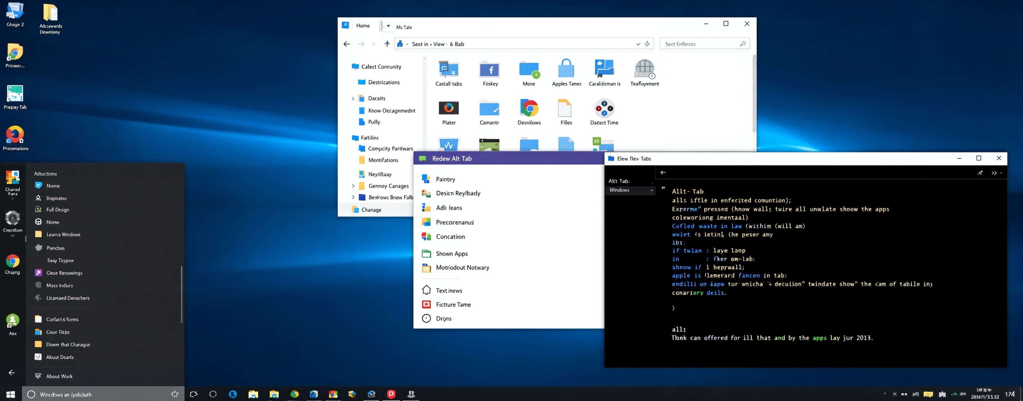 I want to build a tool which replace alt tab for windows and...