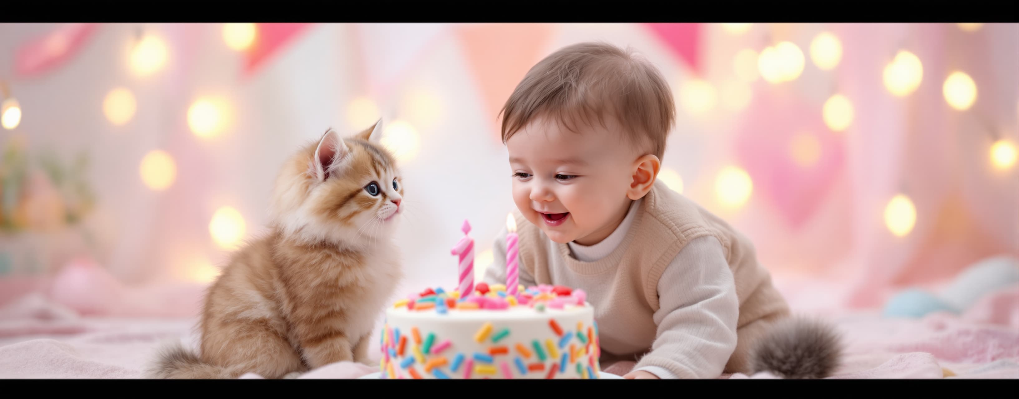 Create a 10-second ultra-realistic, adorable cinematic verti...
