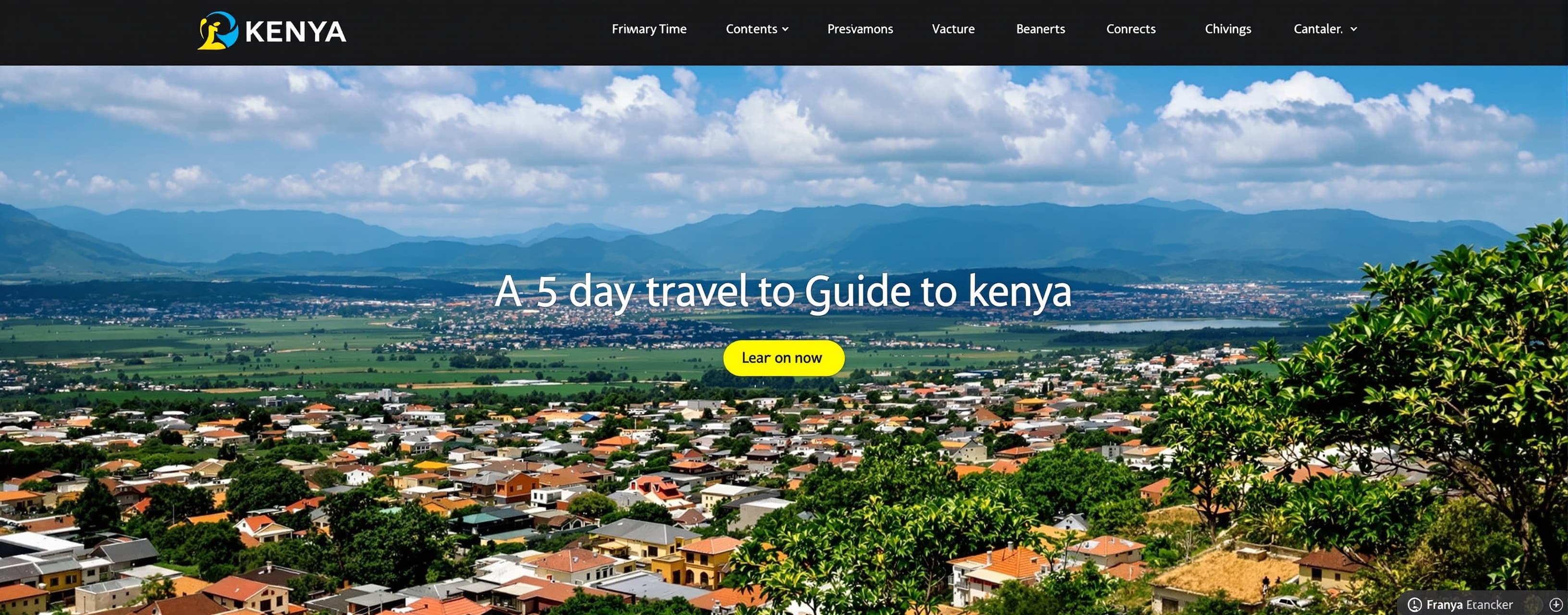 give me a 5 day travel guide to kenya