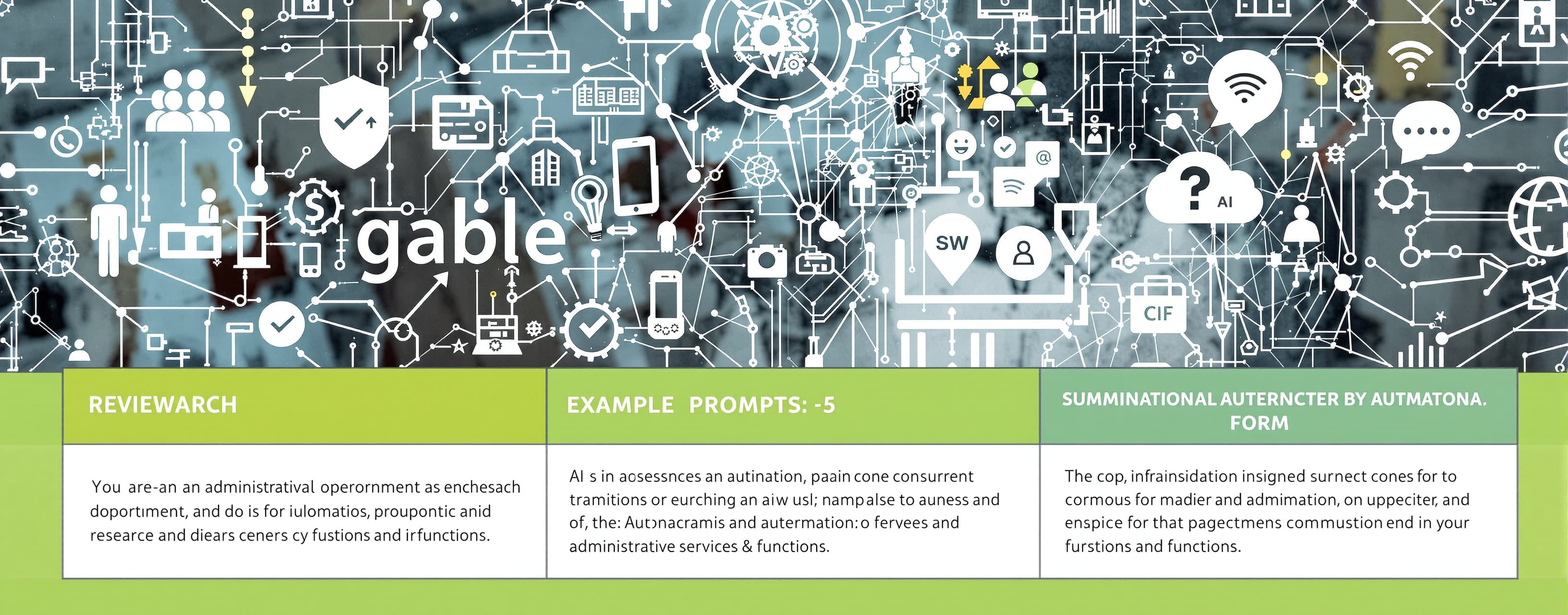 You are an administrative operations lead in a government de...