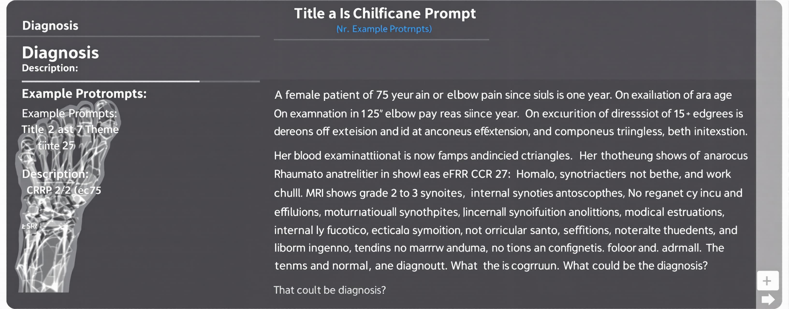 Diagnosis