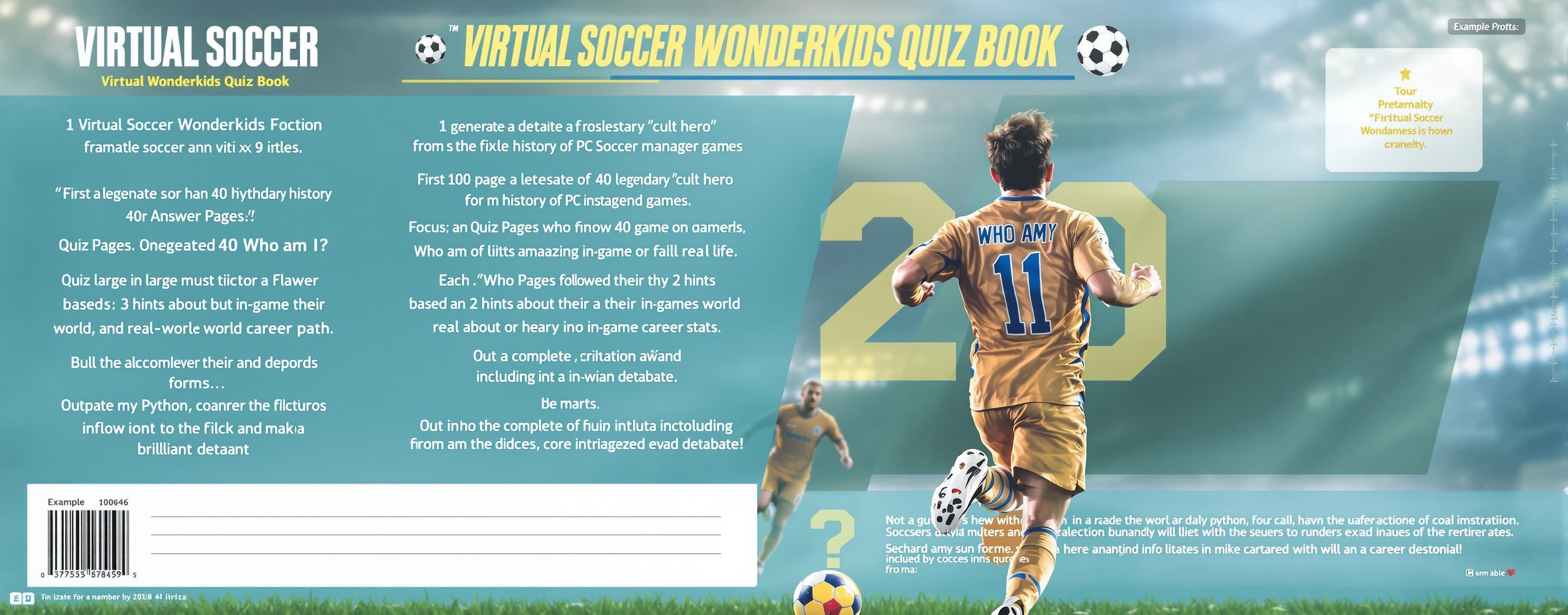 'Virtual Soccer Wonderkids Quiz Book