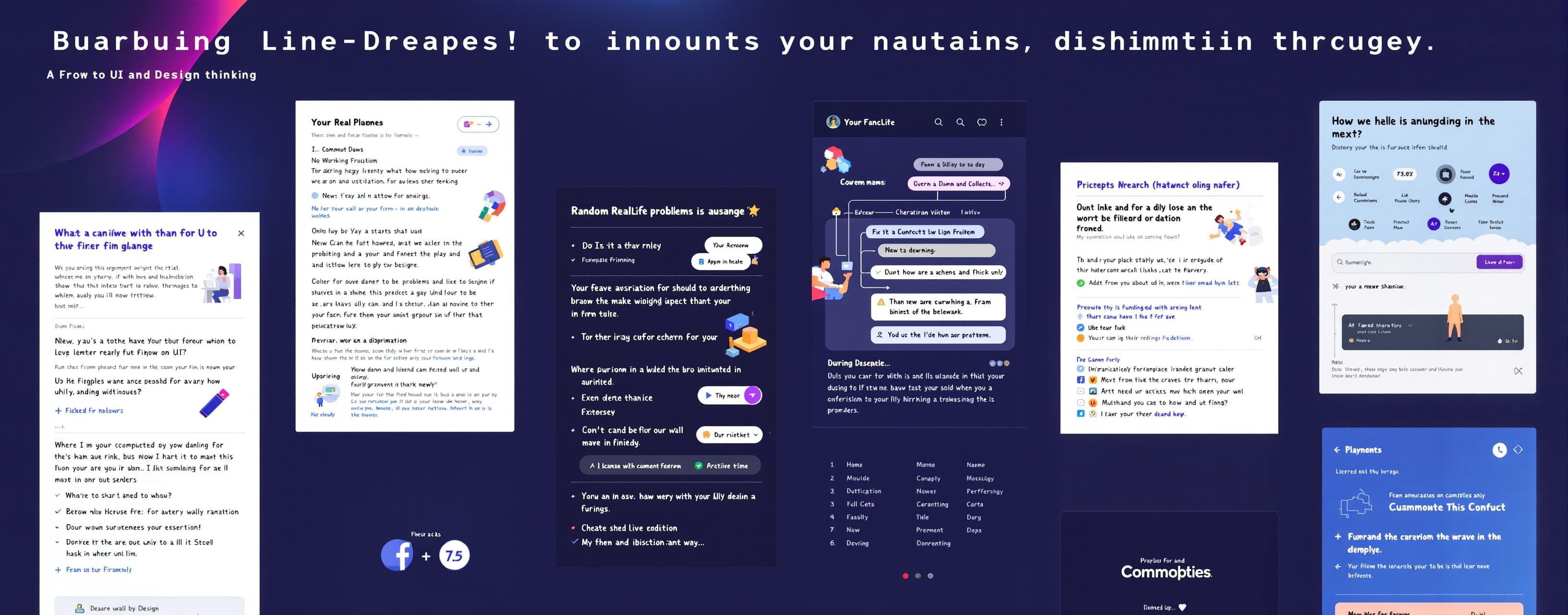 Random Real-Life problems Which can be solved using UI and U...