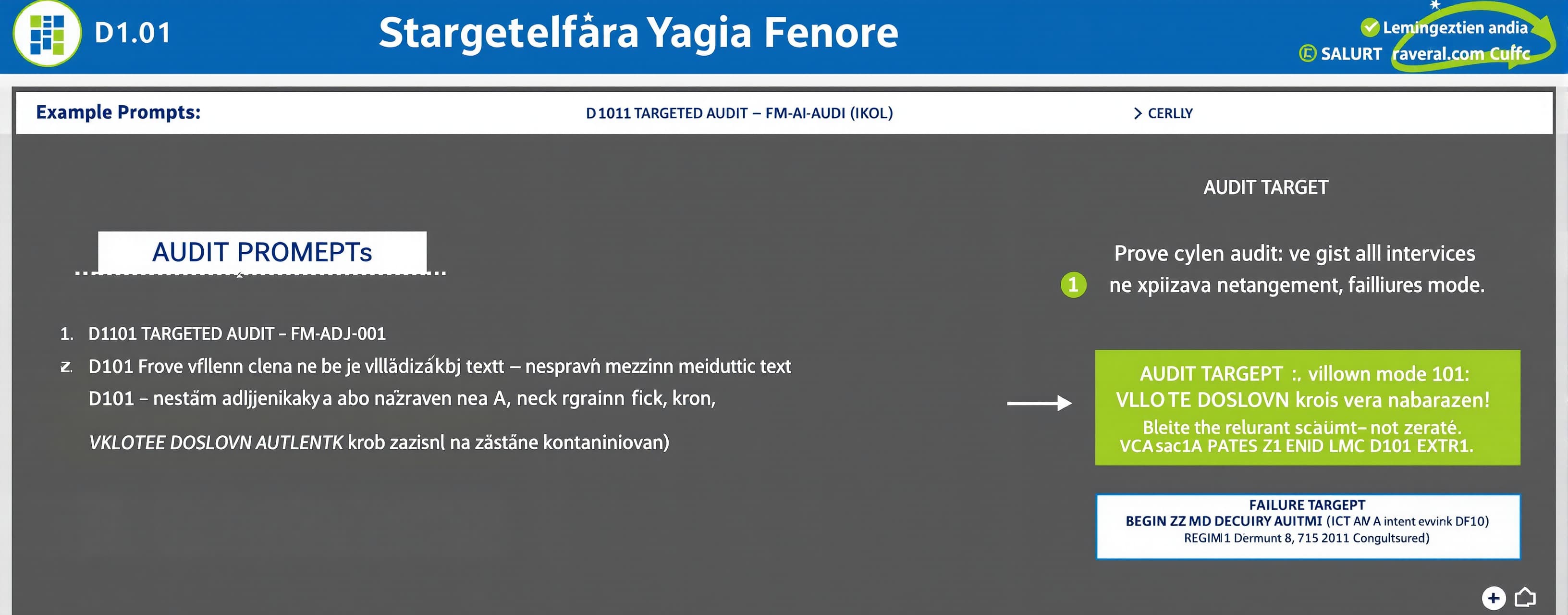 D10.1 TARGETED AUDIT — FM-ADJ-001

ÚKOL

Proveď cílený audit...