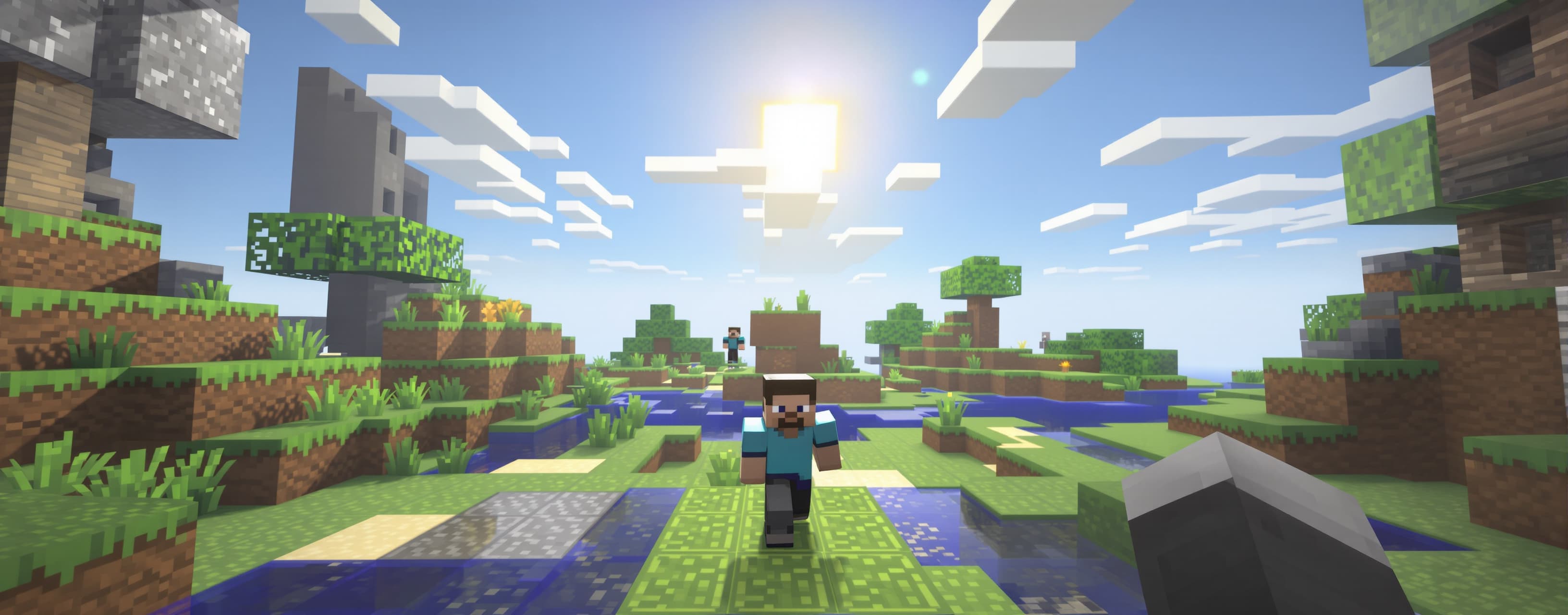 Create a complete 3D sandbox game inspired by Minecraft usin...
