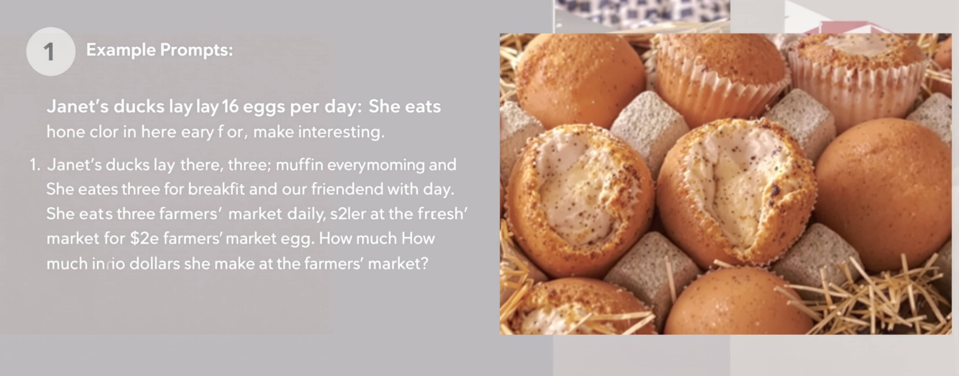Janet’s ducks lay 16 eggs per day. She eats three for breakf...