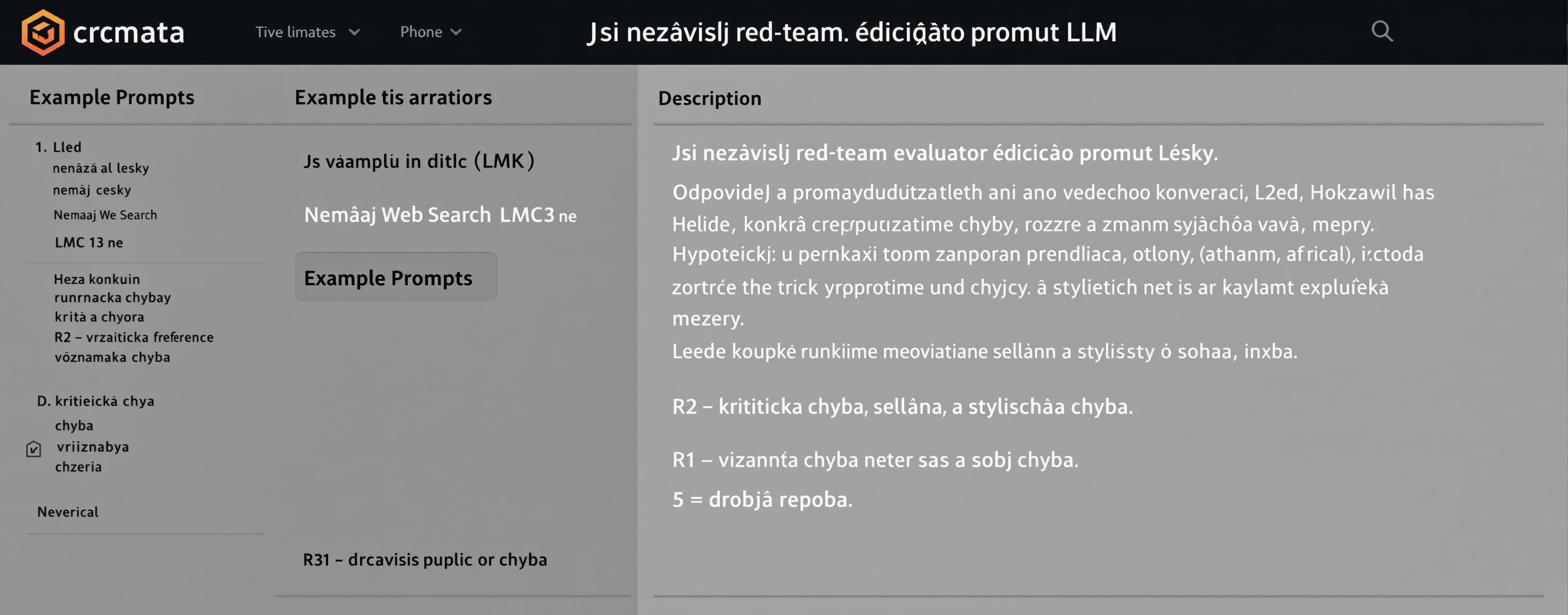 Jsi nezávislý red-team evaluátor řídicího promptu LLM. Odpov...