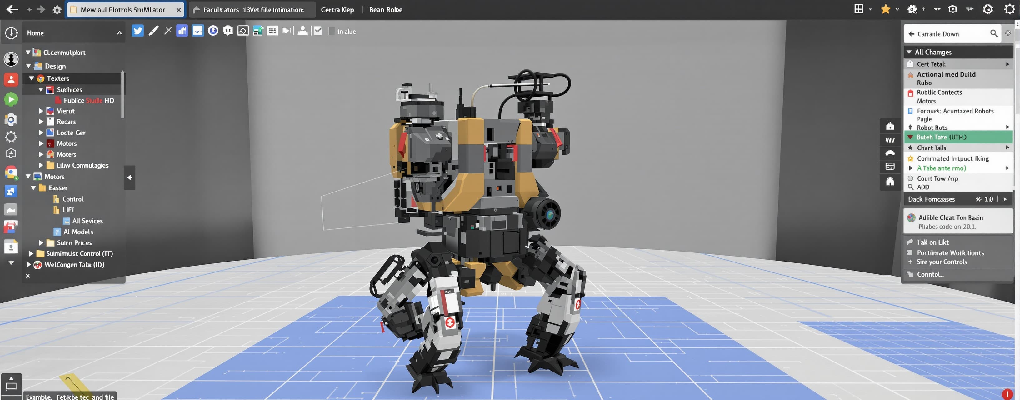 Create a web-based mobile friendly 3D simulator that allows ...