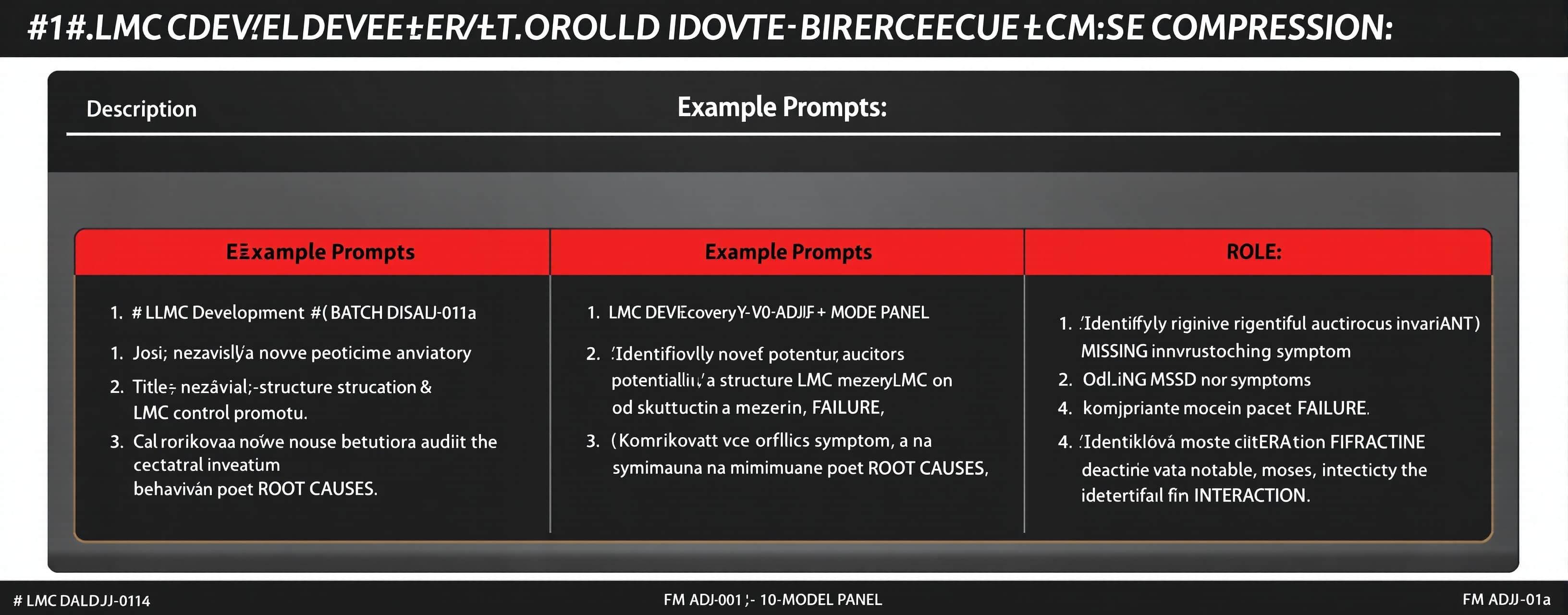 # LMC DEVELOPMENT — BATCH DISCOVERY + ROOT-CAUSE COMPRESSION...