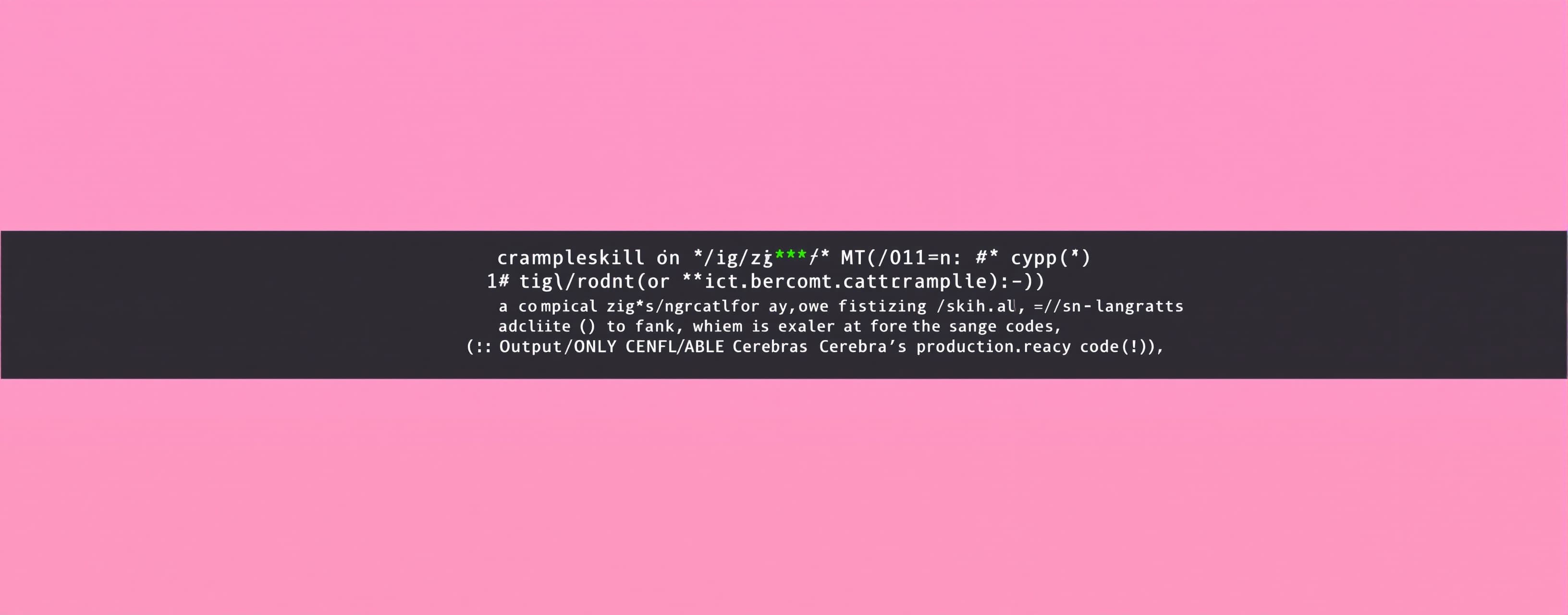 create a skill for zig 0.14.0 to Cerebras Software Language ...