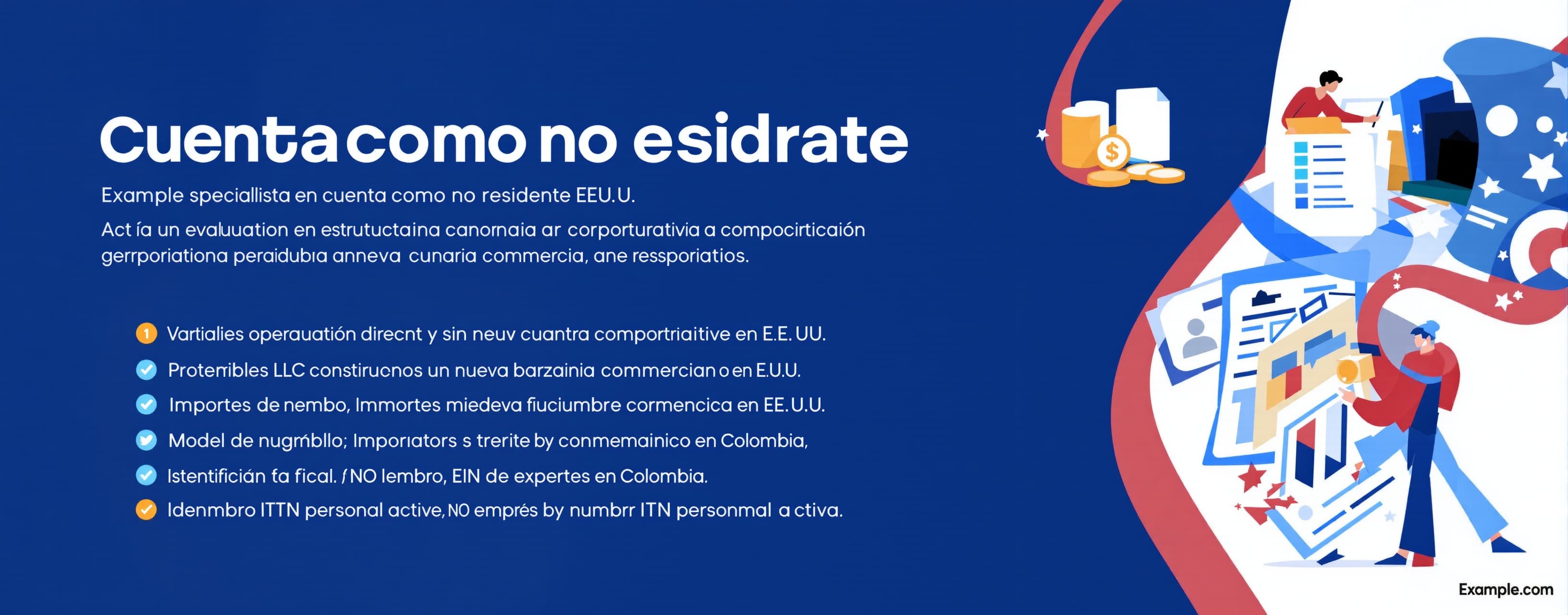 Cuenta como no residente EEUU