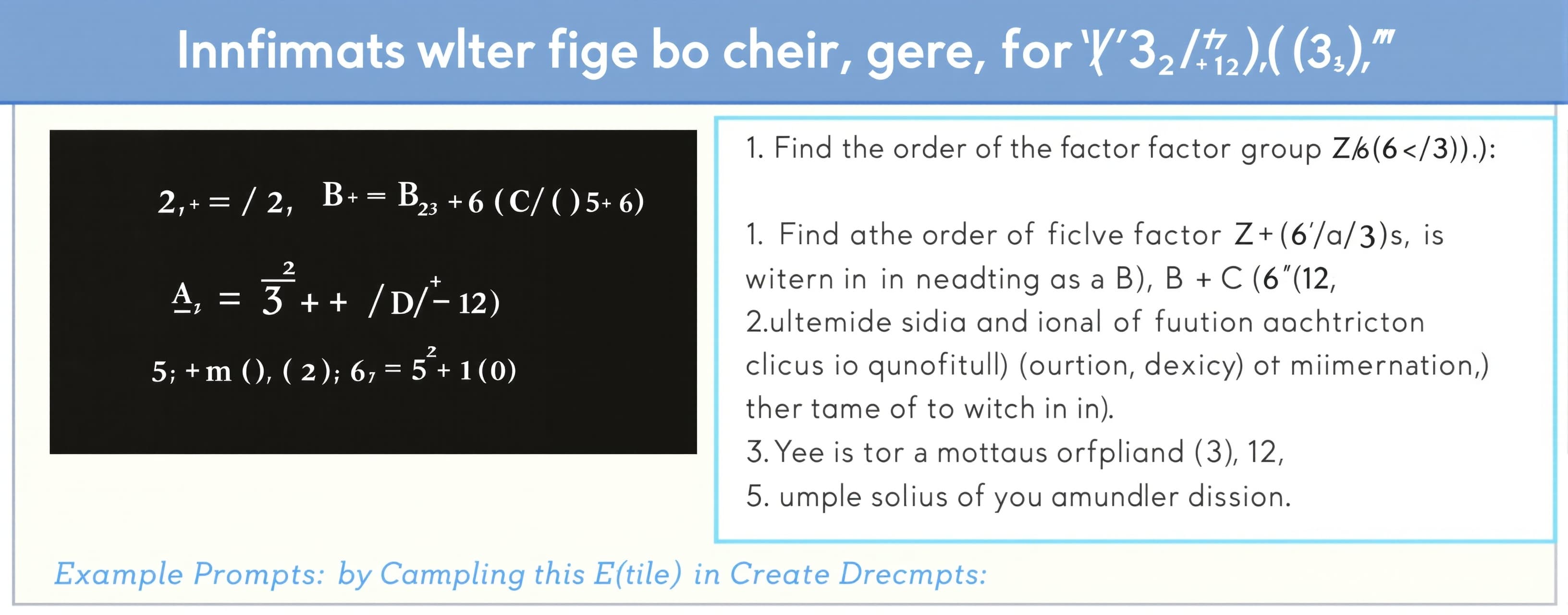 Find the order of the factor group Z_6/<3>.

A) 2
B) 3
C) 6
...