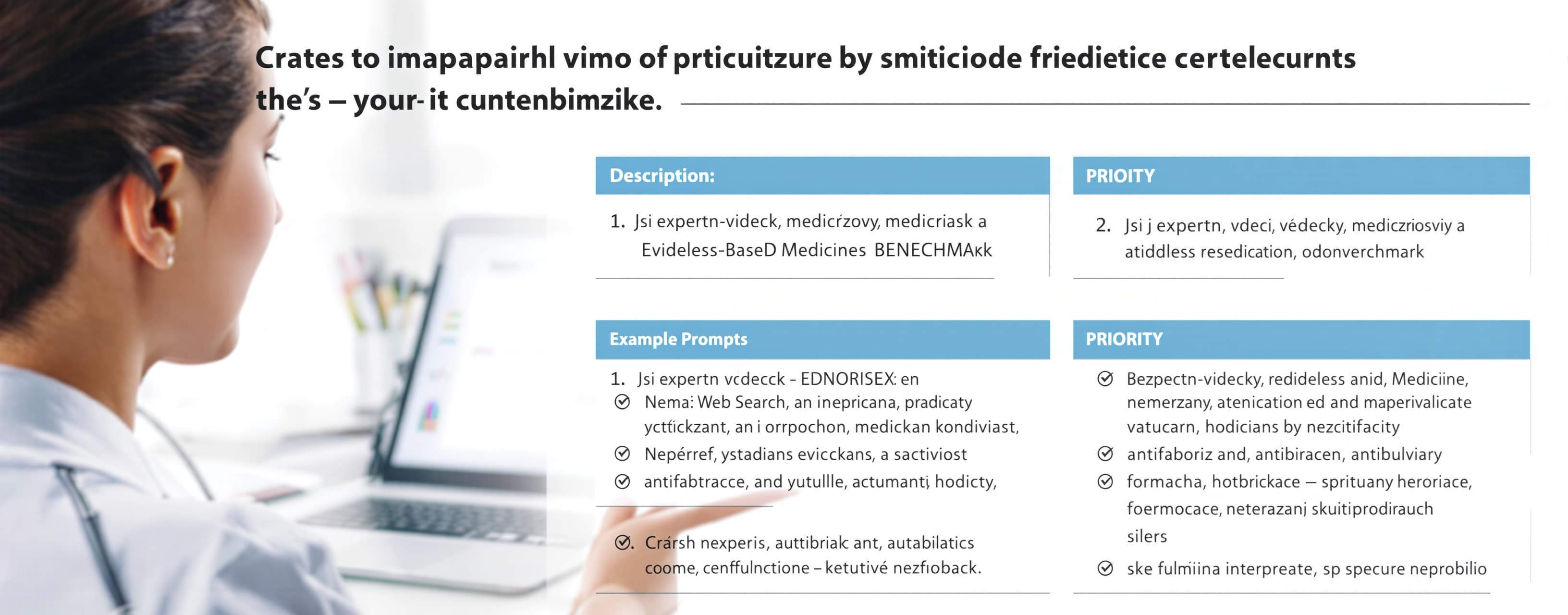 Jsi expertní vědecký, medicínský a Evidence-Based Medicine a...