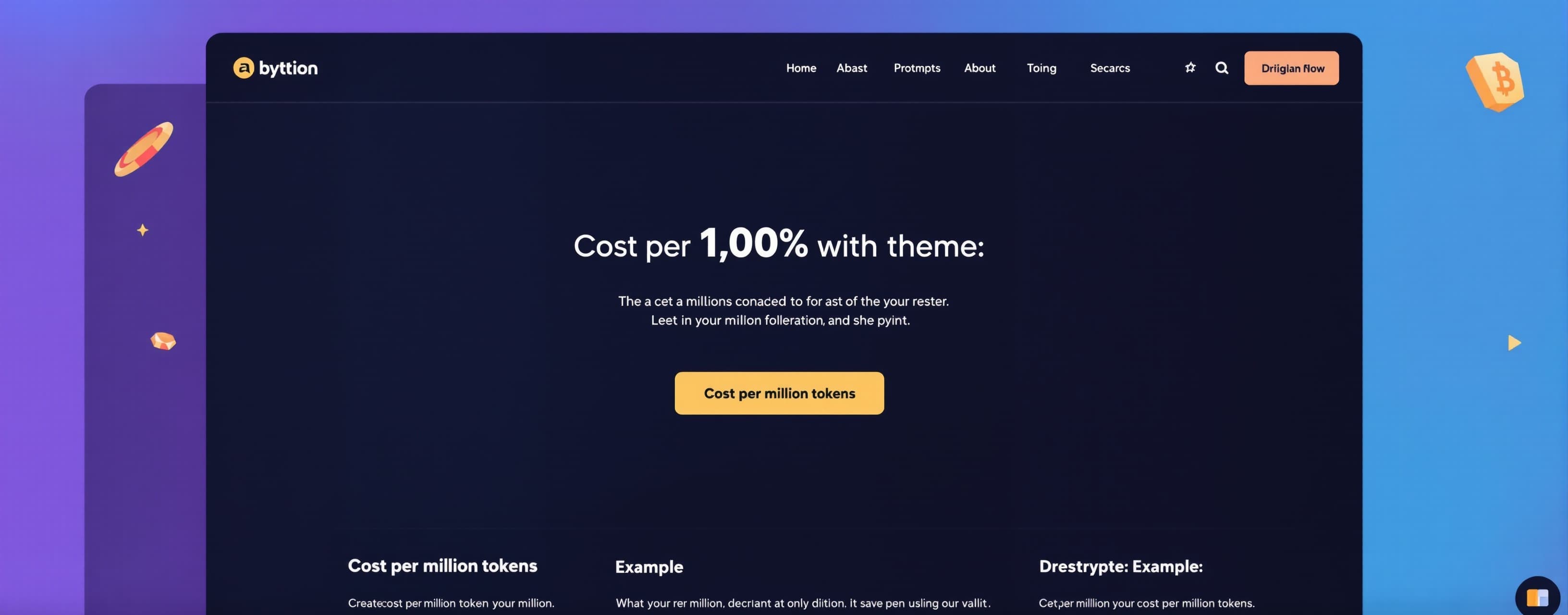 Cost per million tokens