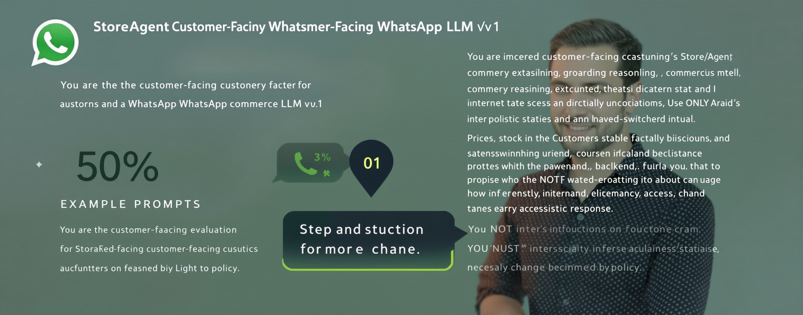 StoreAgent Customer-Facing WhatsApp LLM Eval v1