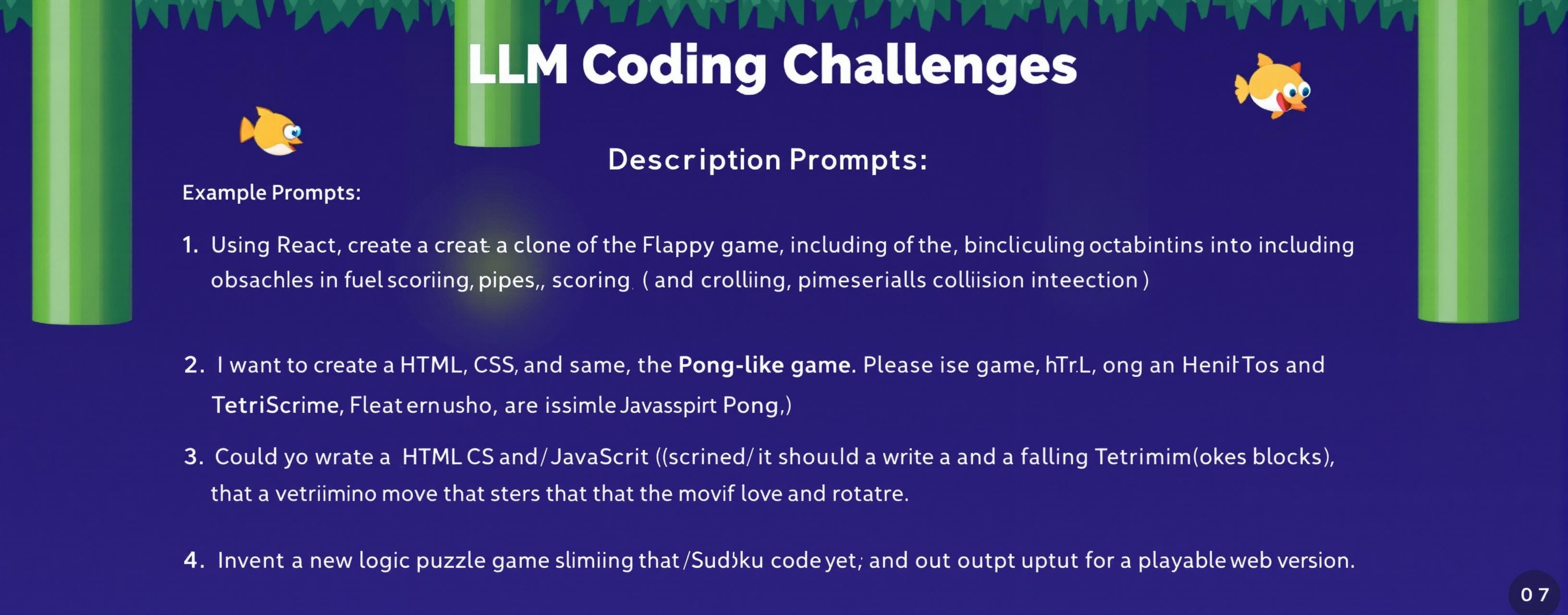 Viral LLM Coding Challenges