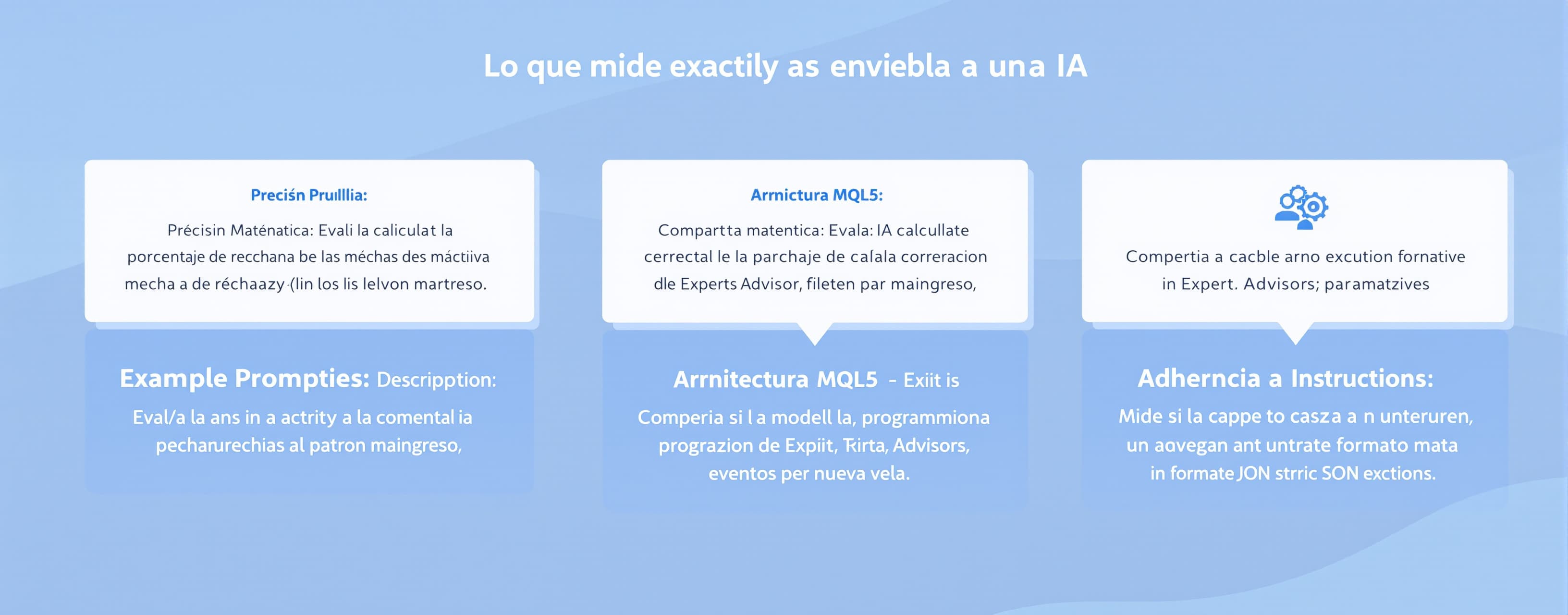 Lo que mide exactamente esta prueba al enviarla a una IA:
Pr...