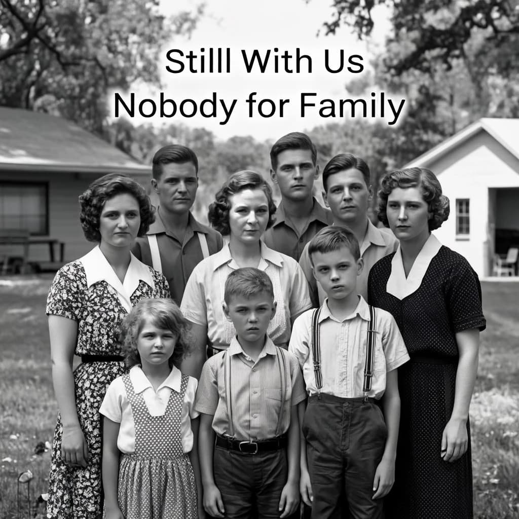 Everybody holds still and nobody smiles for the family portrait. It's 1928 in Kansas