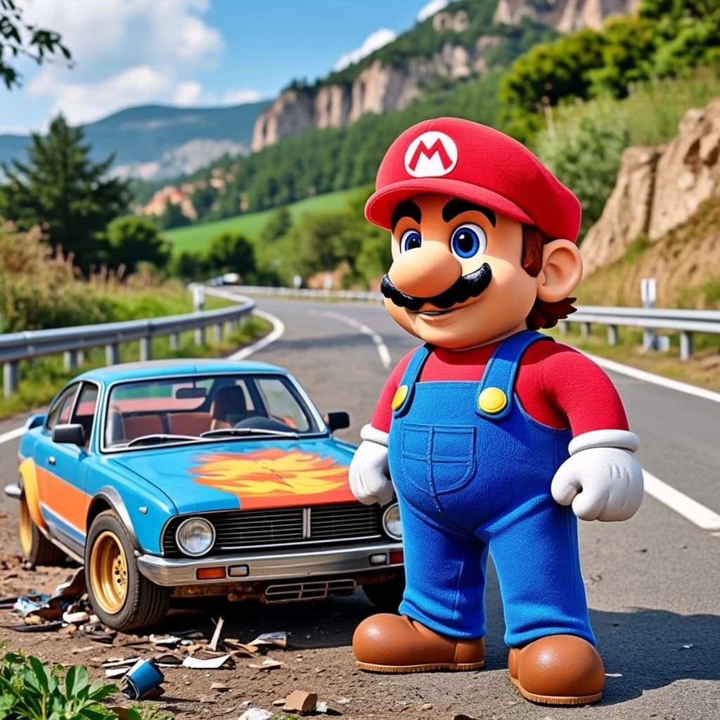 Mario examines the still smouldering wreck of the crash that took his best driver on the side of the country road. He designed this car and caused this. 3 days have passed since the crash. It's 1973 in Northern Italy.