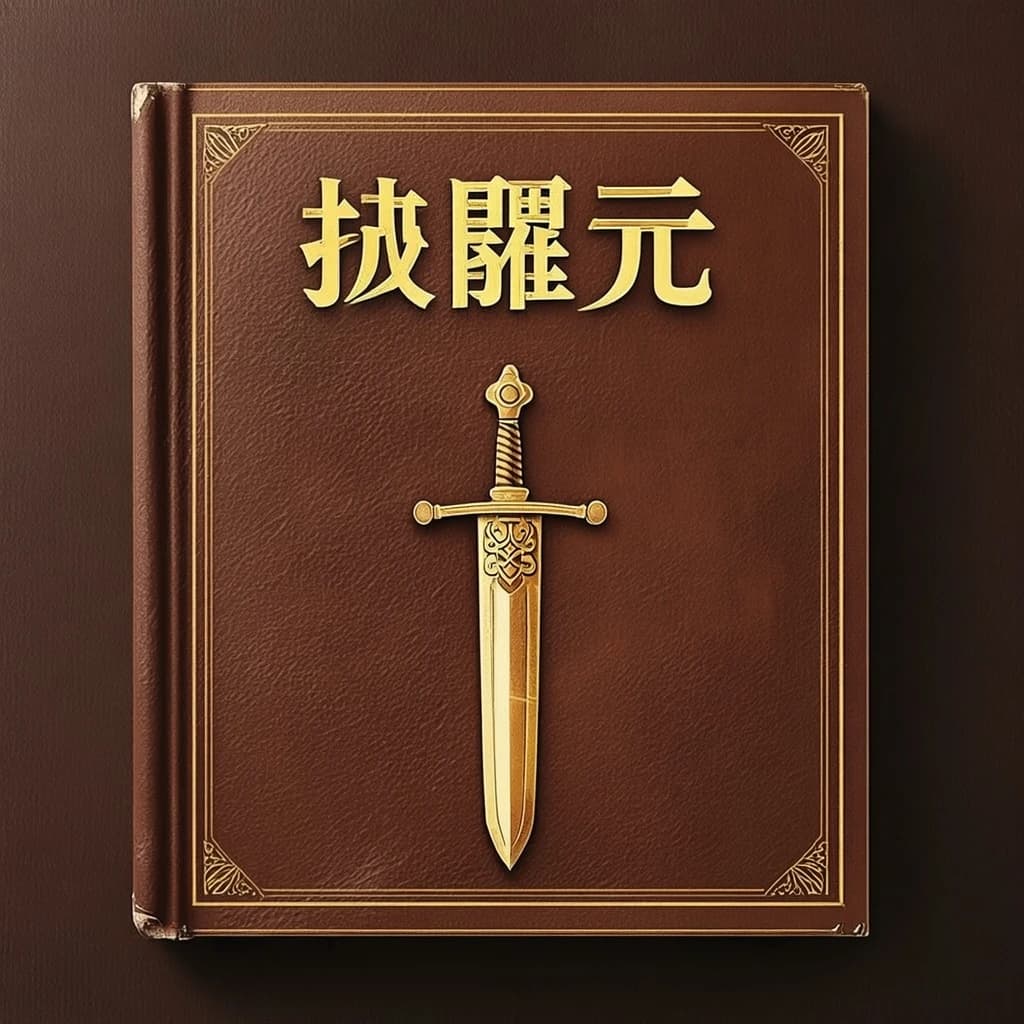 Illustrate a book cover with gold foil drop caps.