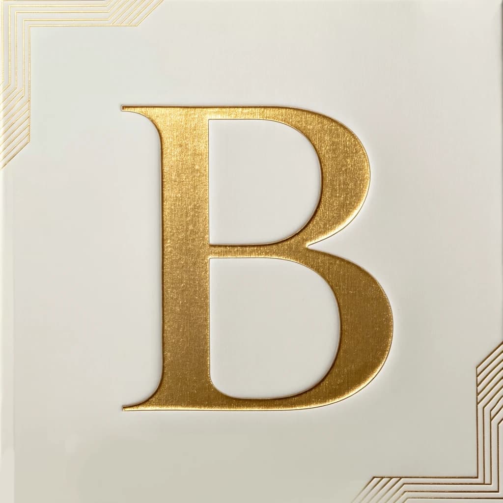 Illustrate a book cover with gold foil drop caps.