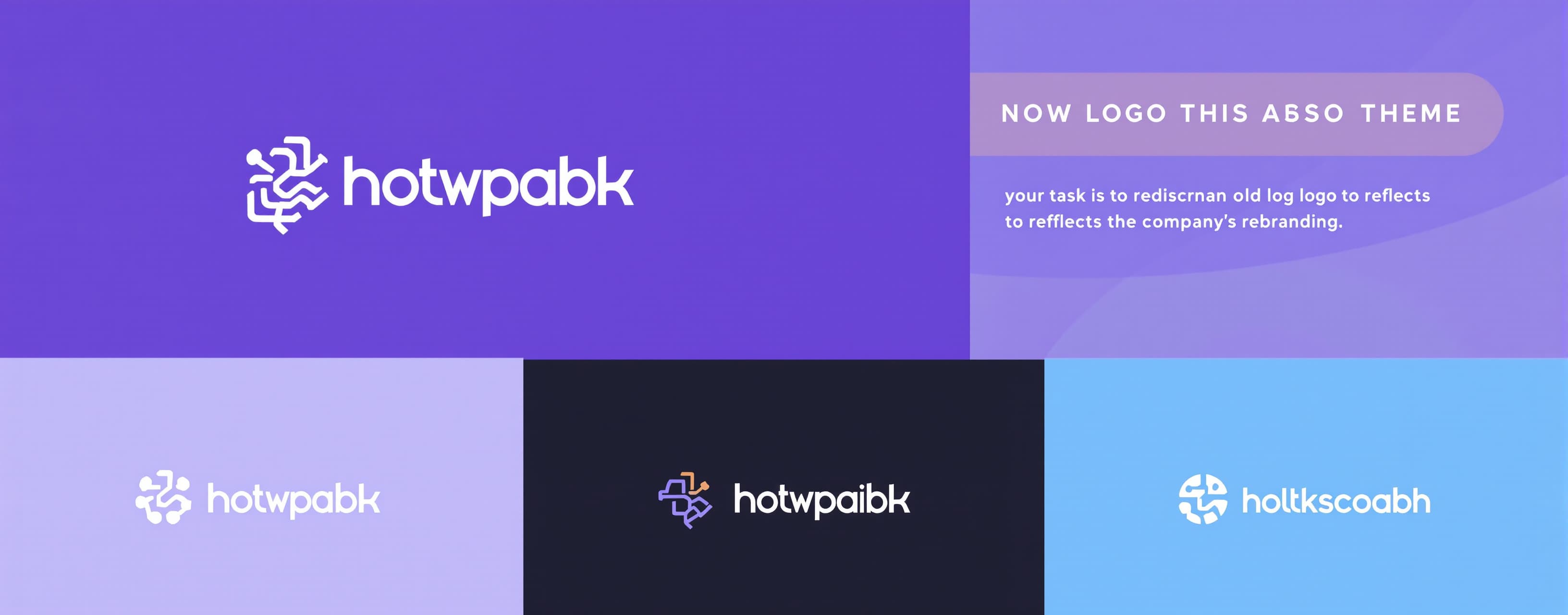 your task is to redesign an old logo to reflects the company...