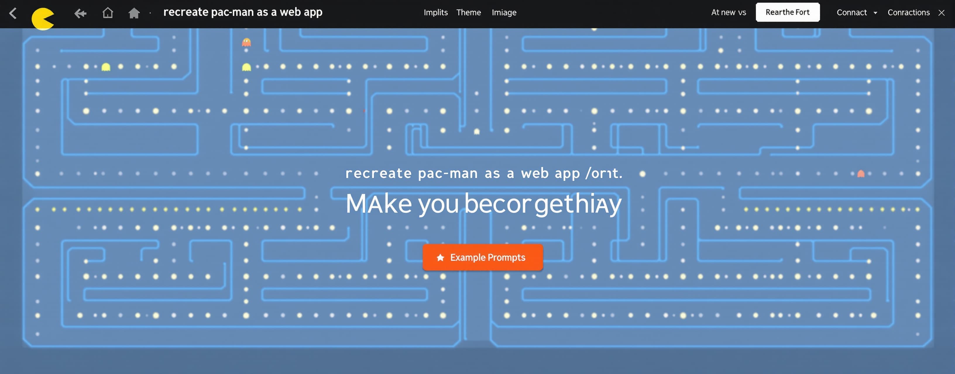 recreate pacman as a web app