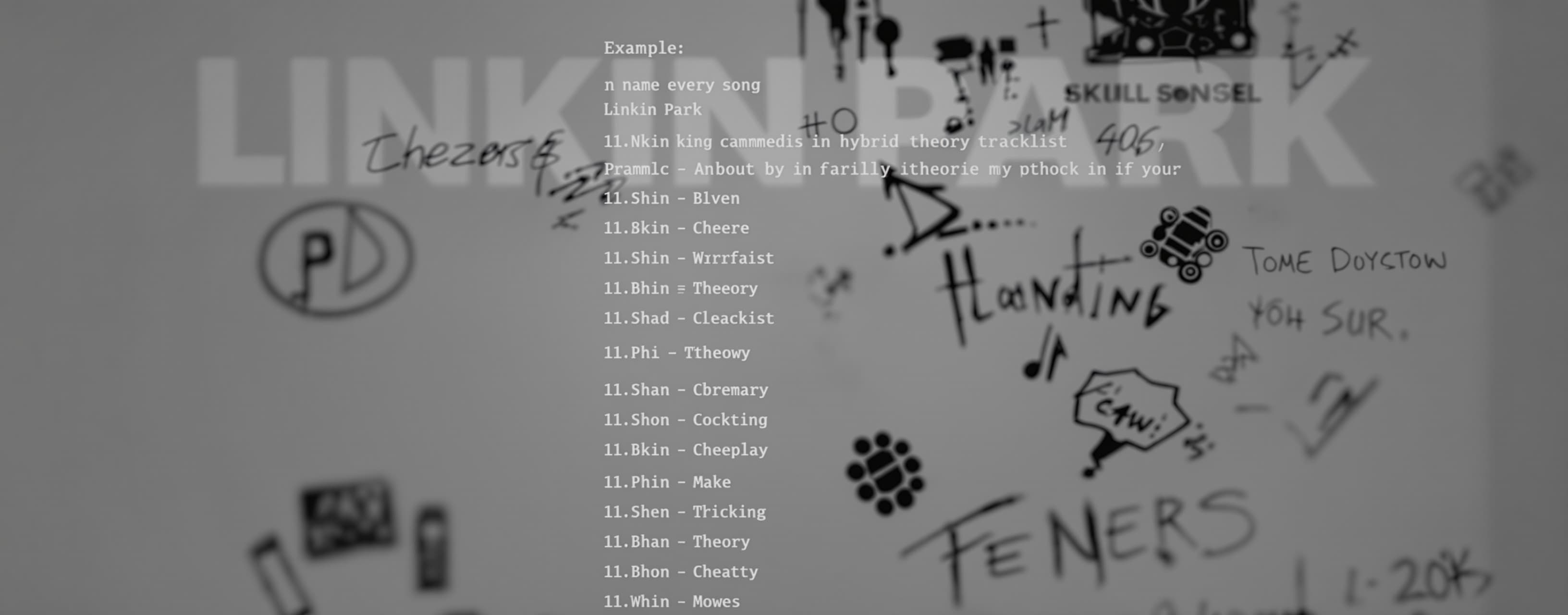 name every song in linkin park's hybrid theory tracklist