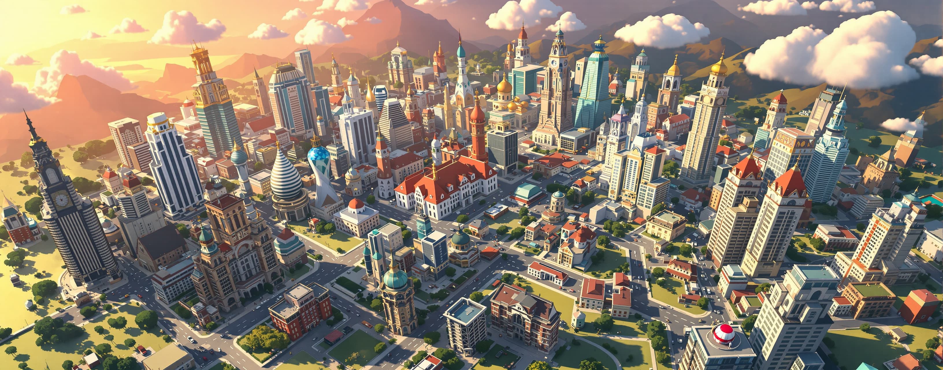 3D city