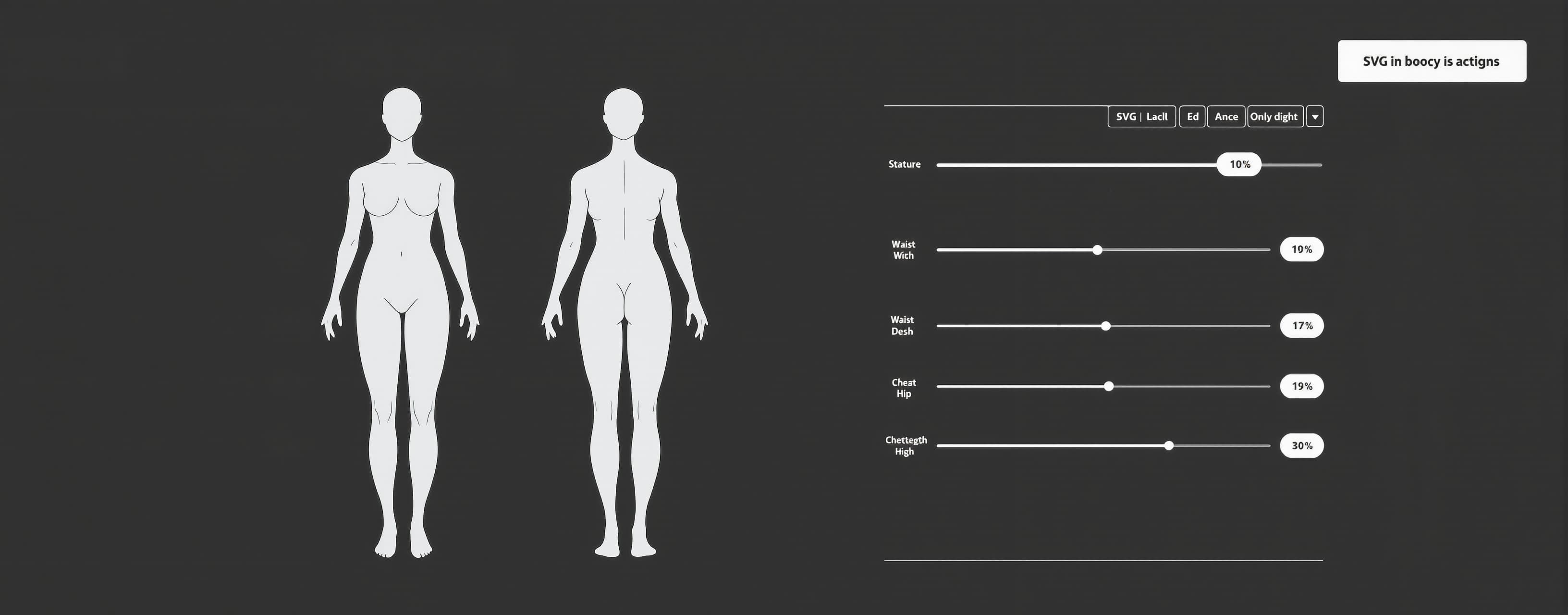 Create a detailed, valid SVG illustration of a human body cr...