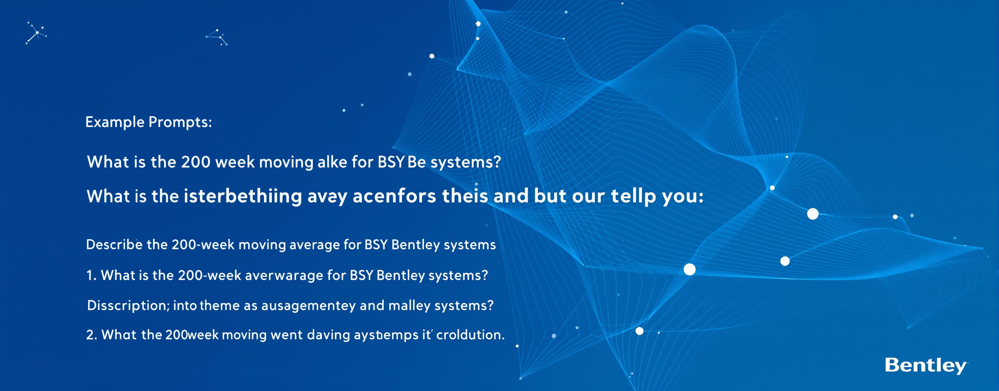 What is the 200 week moving average for BSY Bentley systems?
