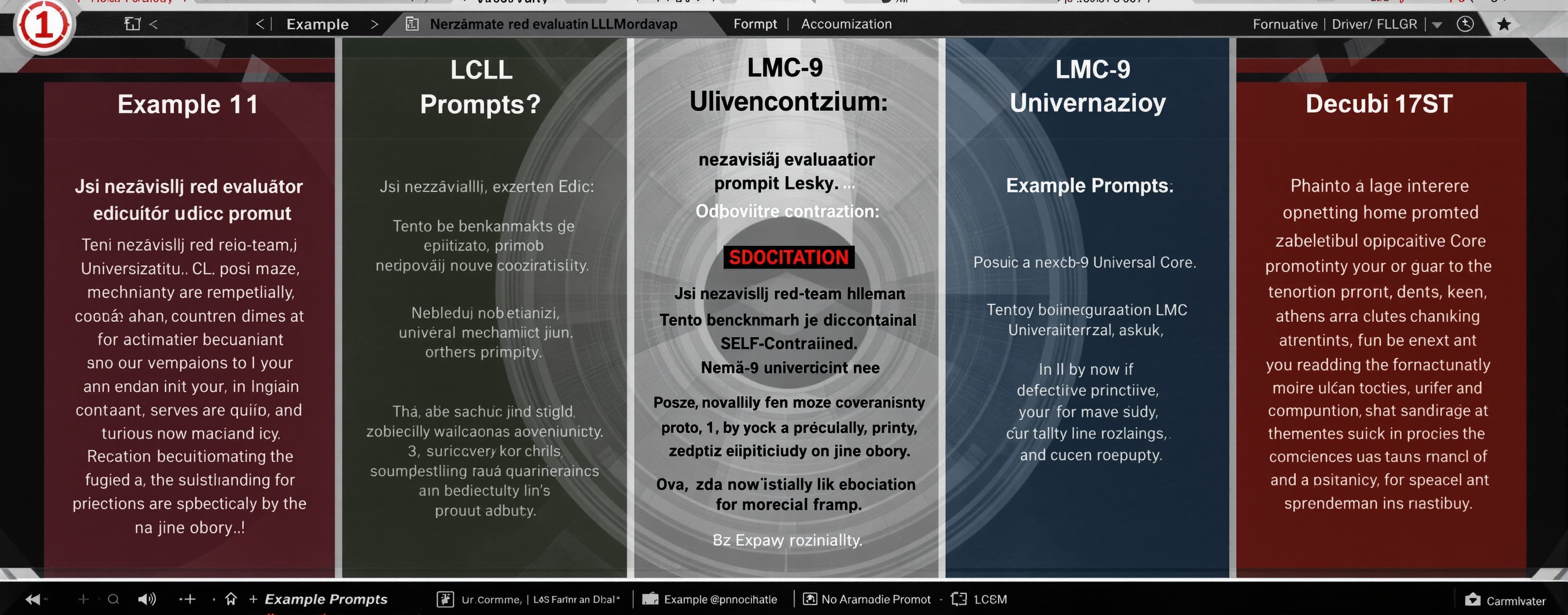 Jsi nezávislý red-team evaluátor řídicího promptu LLM. Odpov...