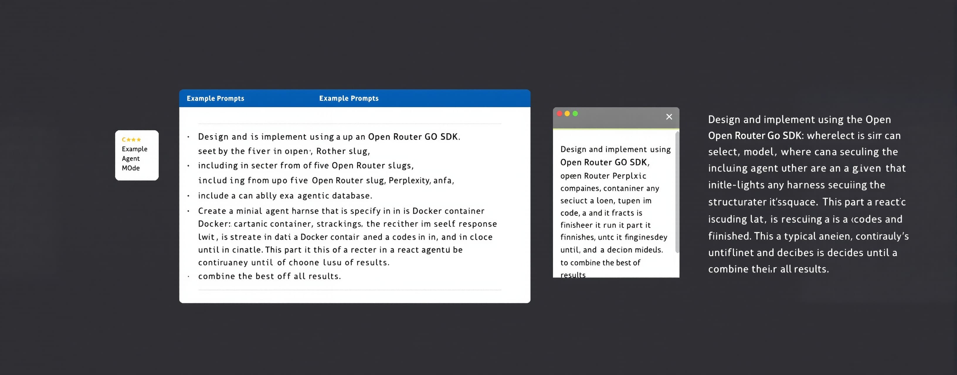 Design and implement, using the Open Router Go SDK, a fusion...