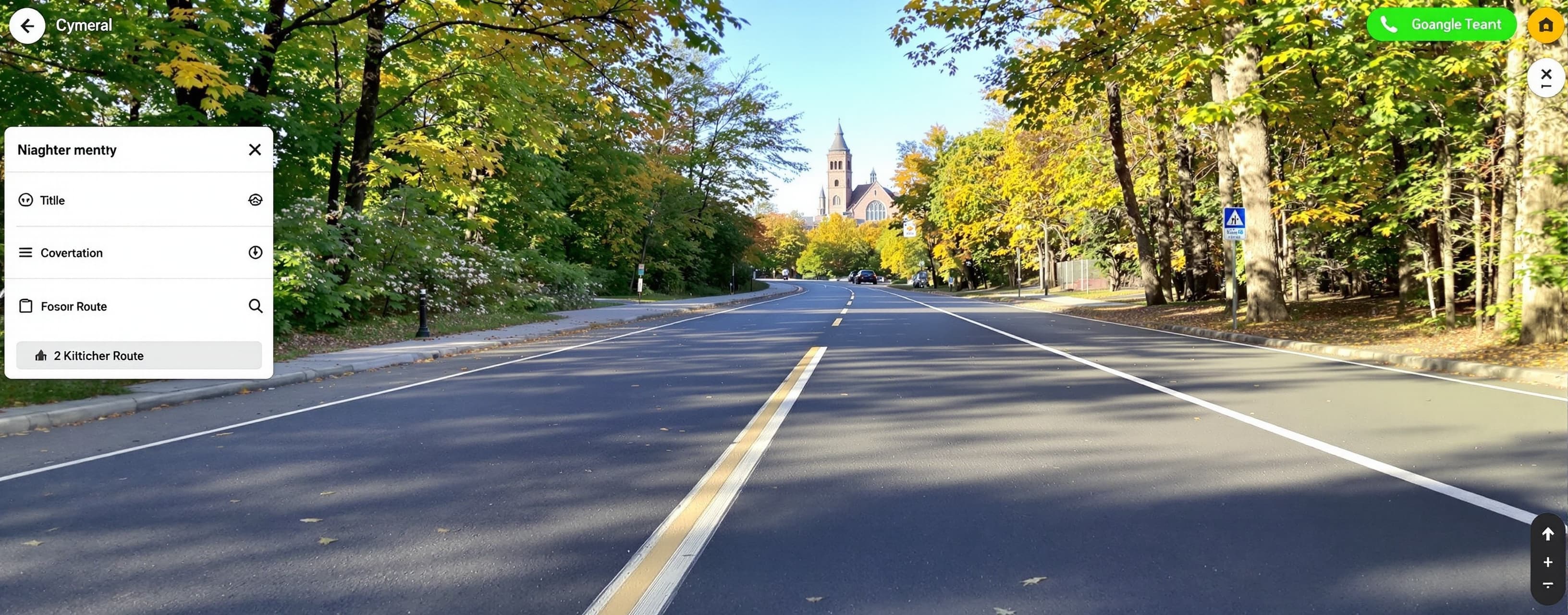 suggest a motorcycle route between Kitchener and Niagara fal...