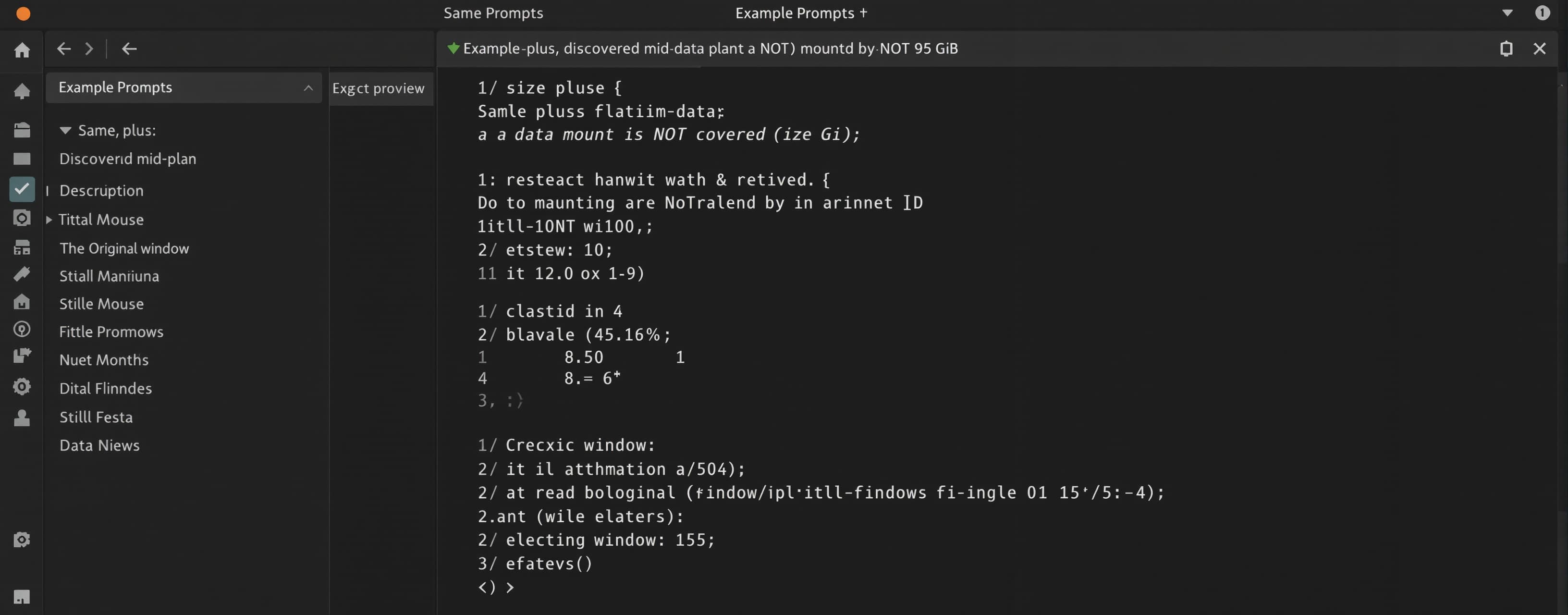Same, plus: discovered mid-plan that a data mount is NOT cov...