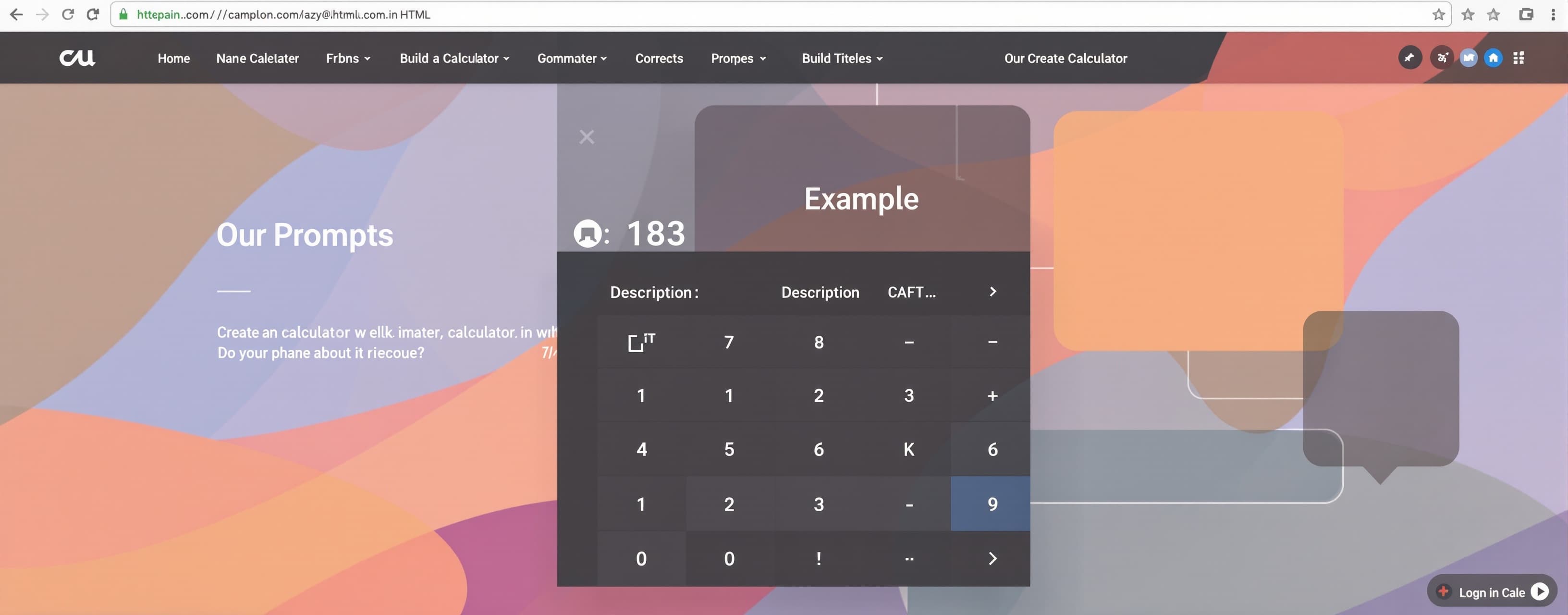 build a calculator in html