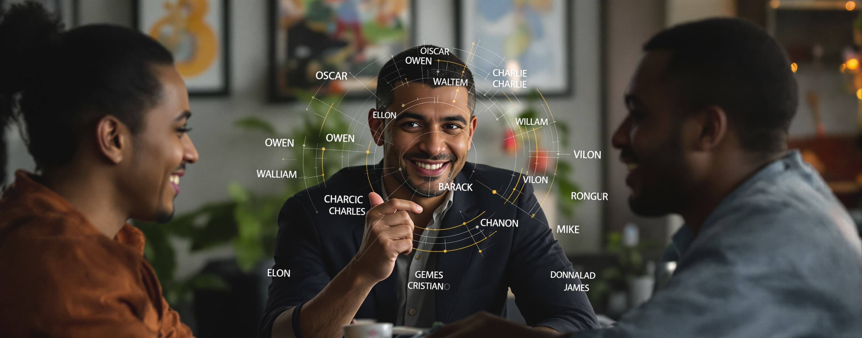 You must play Connections. Here are the words: OSCAR CHARLIE...